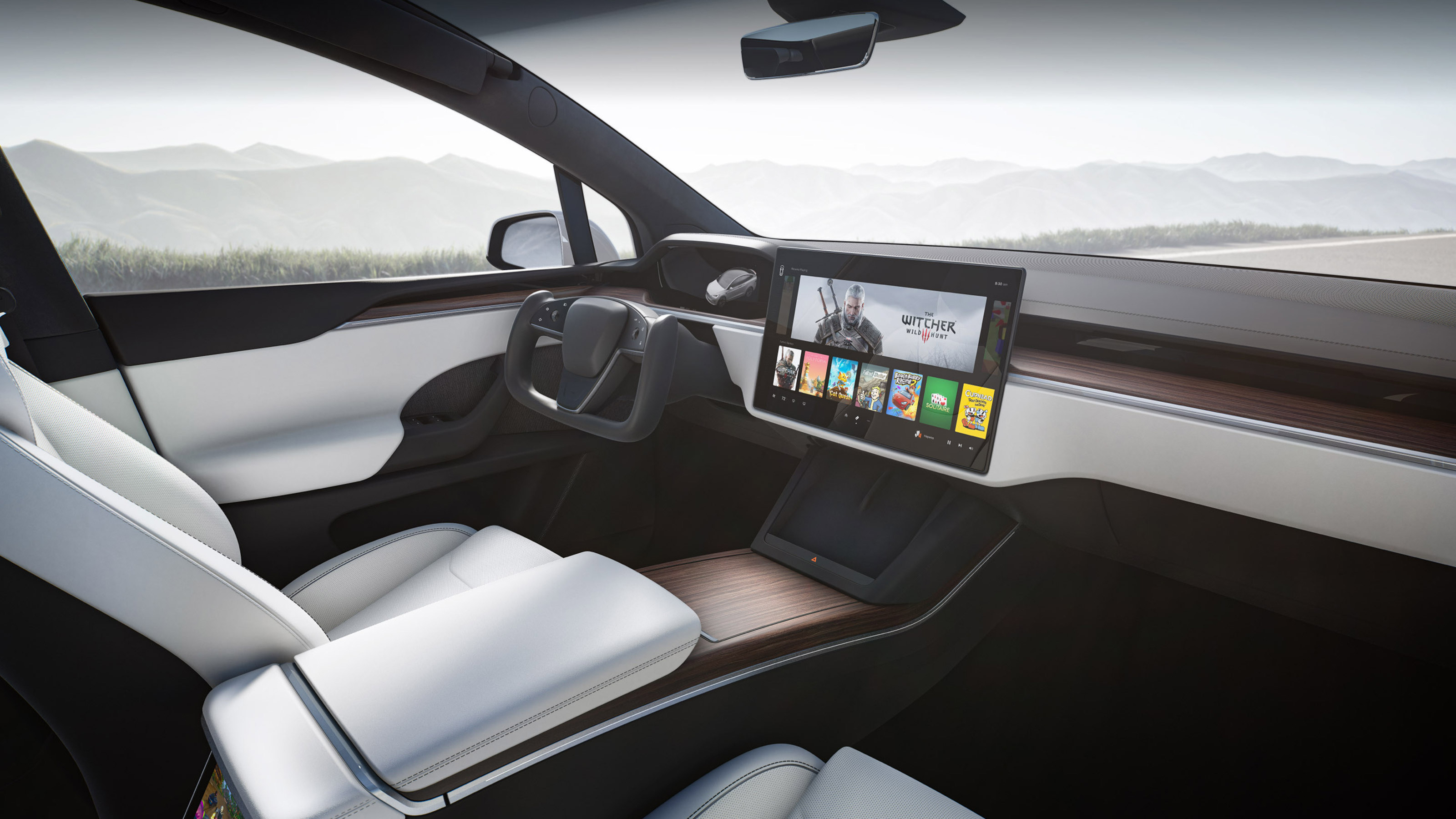Tesla Model X Plaid - interior