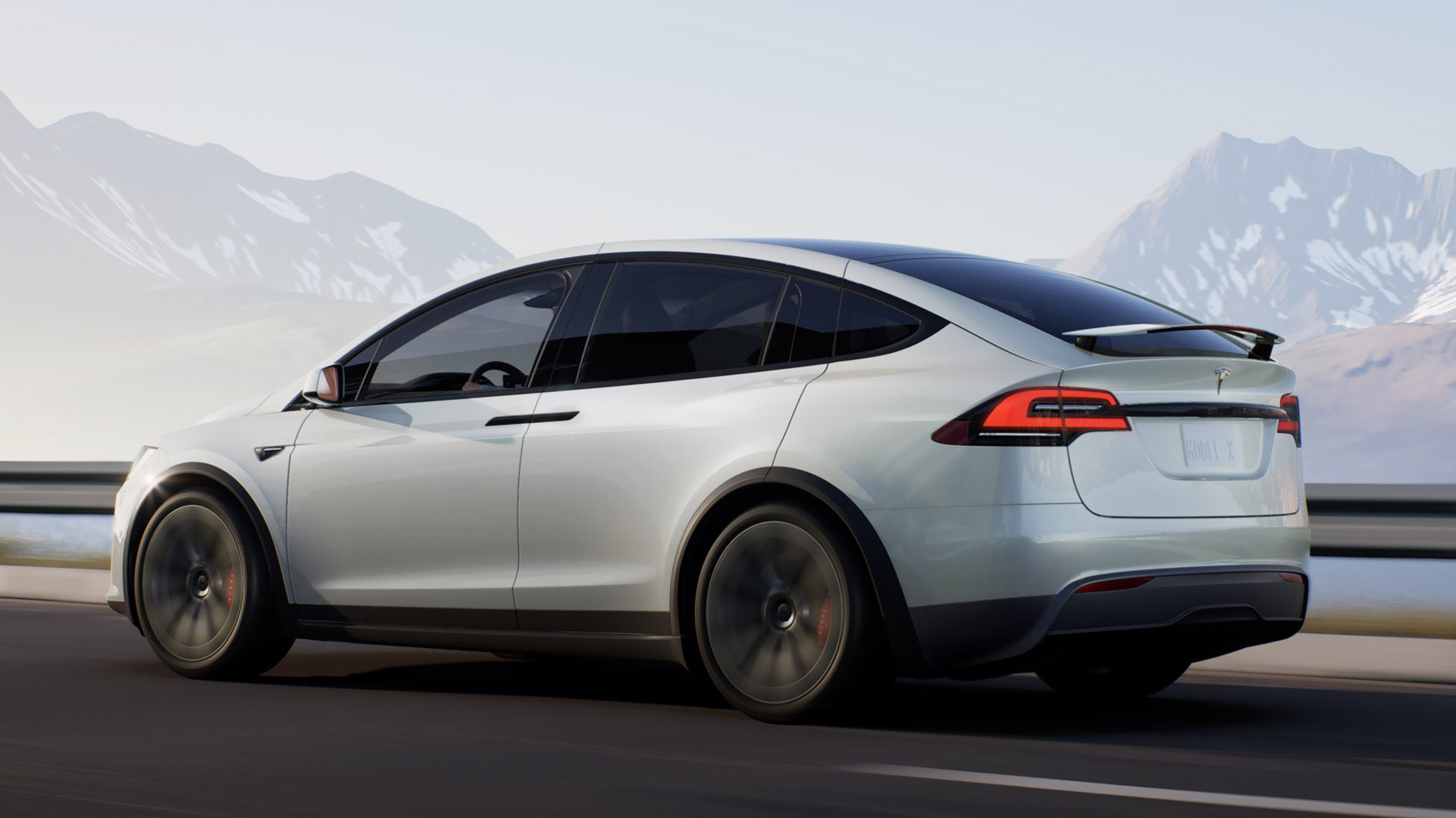 Tesla Model X Plaid - rear