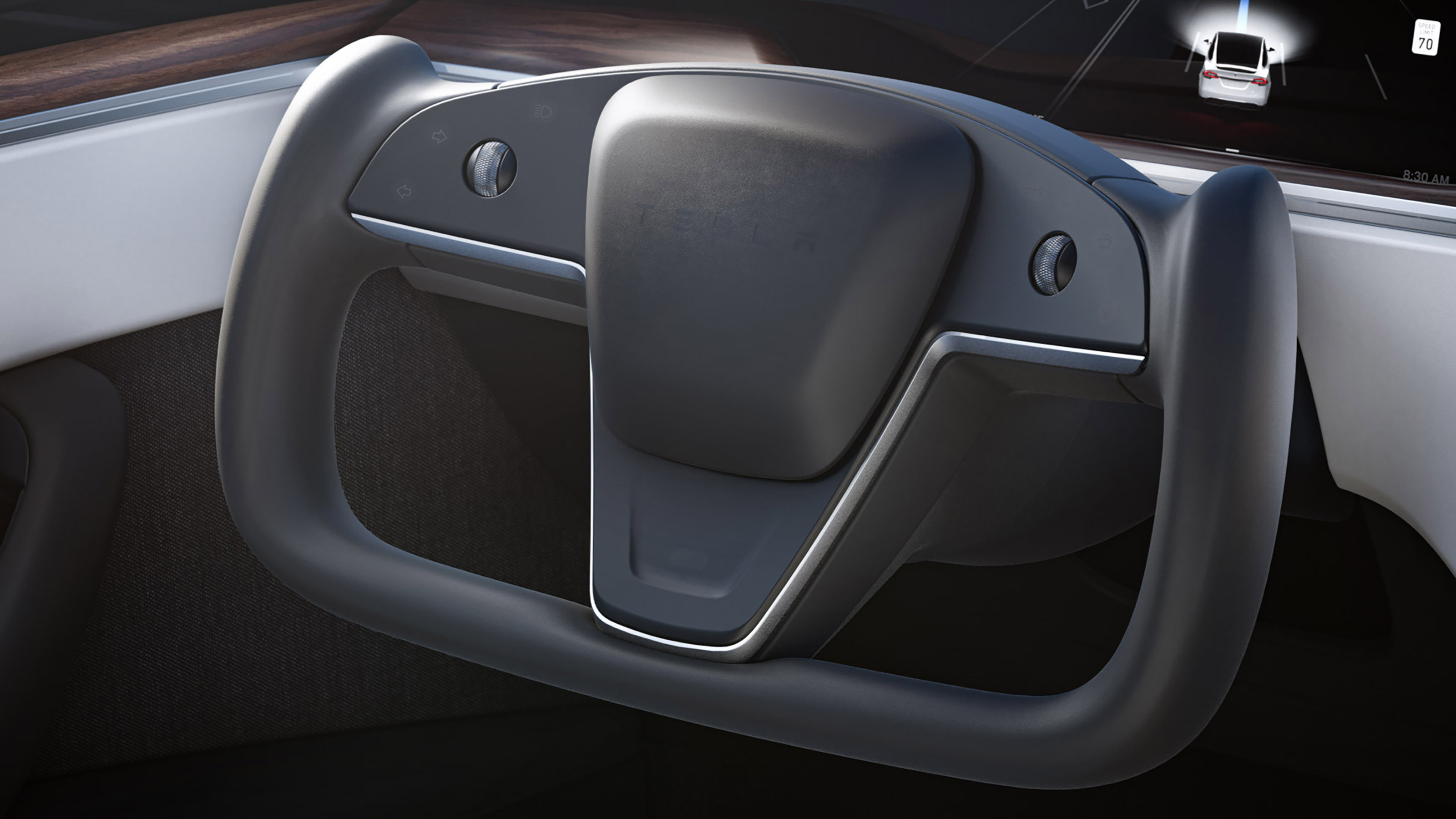 Tesla Model X Plaid - yoke
