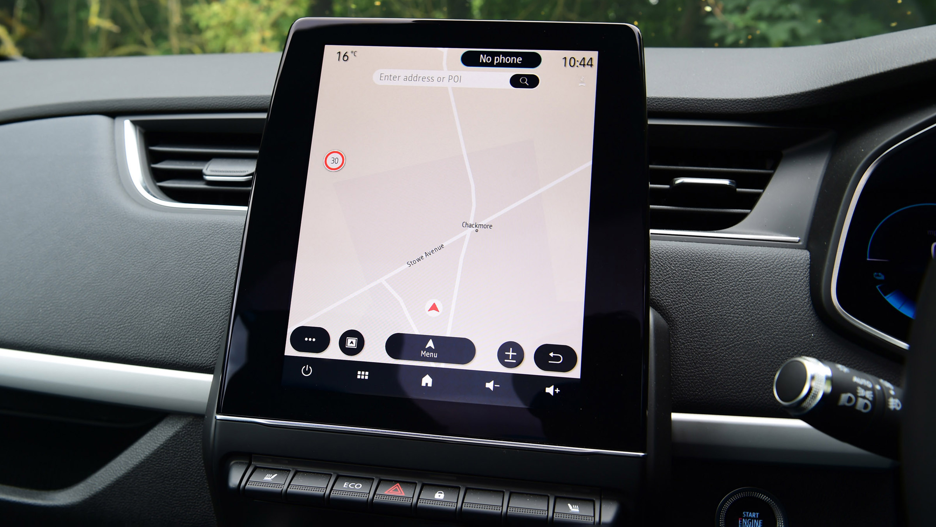 Renault ZOE - touchscreen