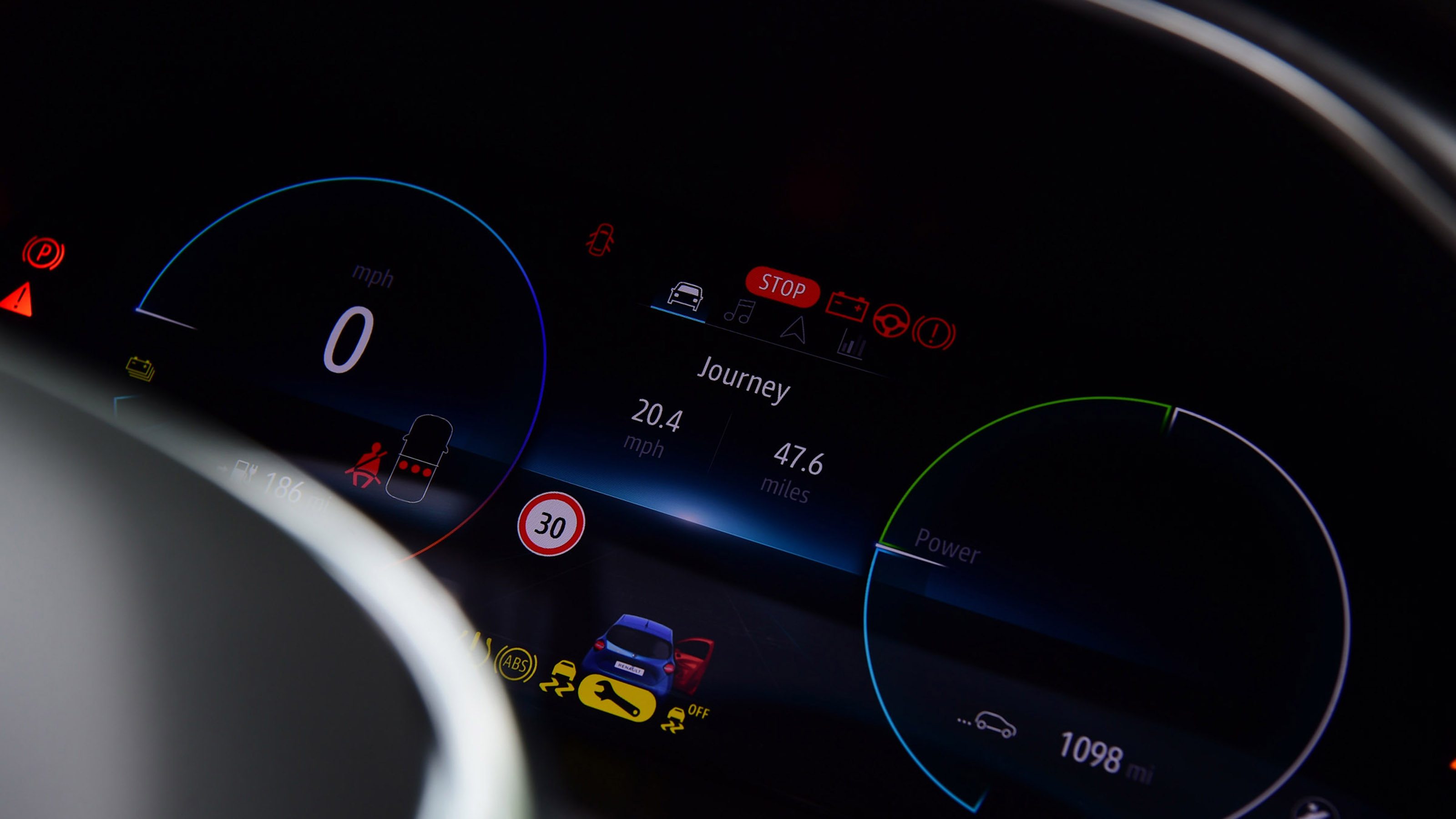Renault ZOE - dials
