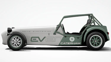 Caterham EV Seven - side