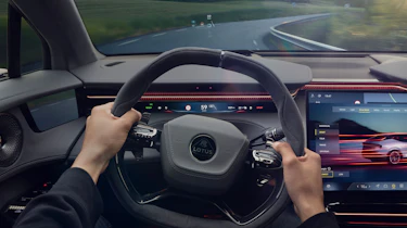 Lotus Eletre S - steering wheel