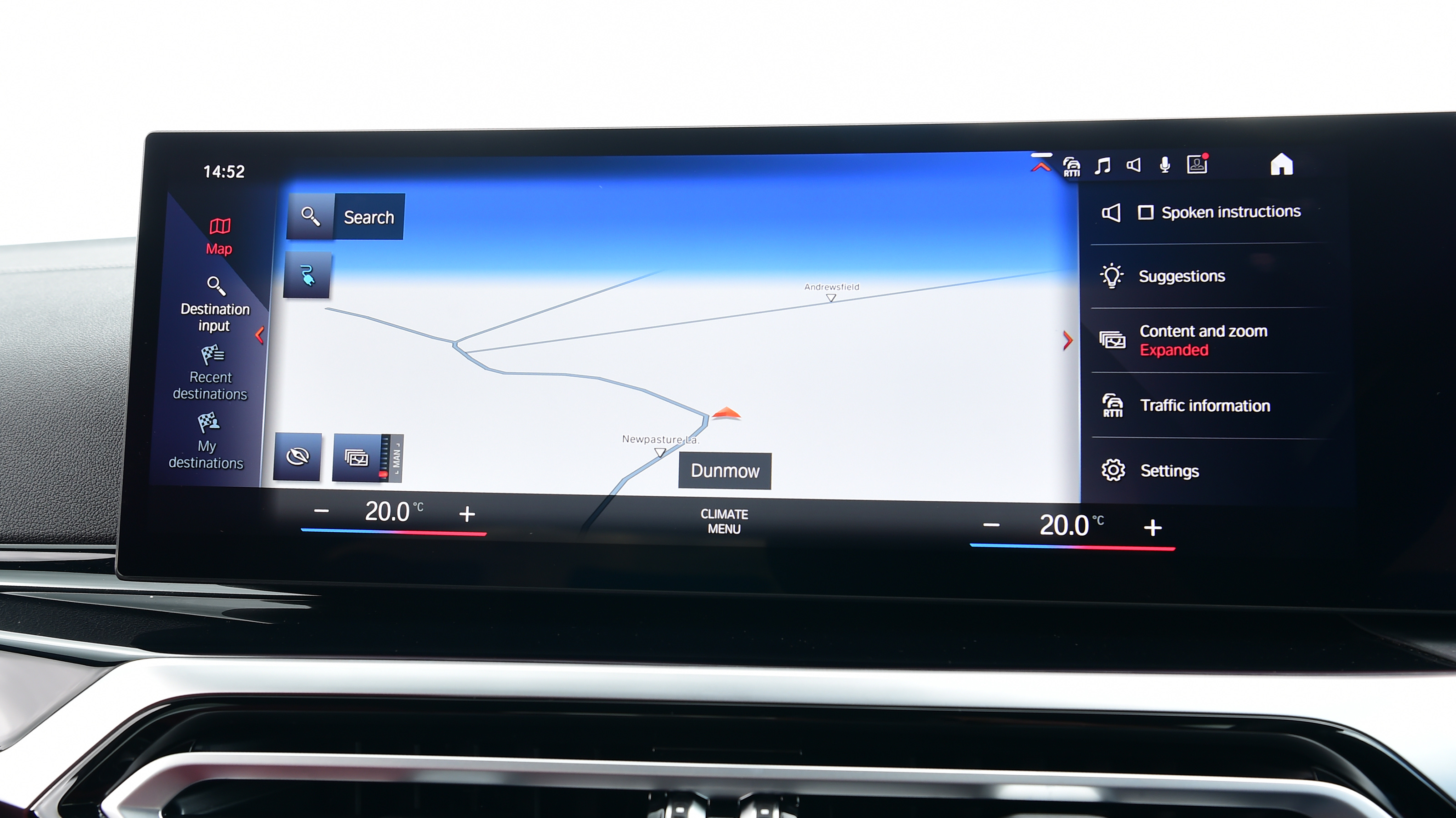 BMW i4 - touchscreen