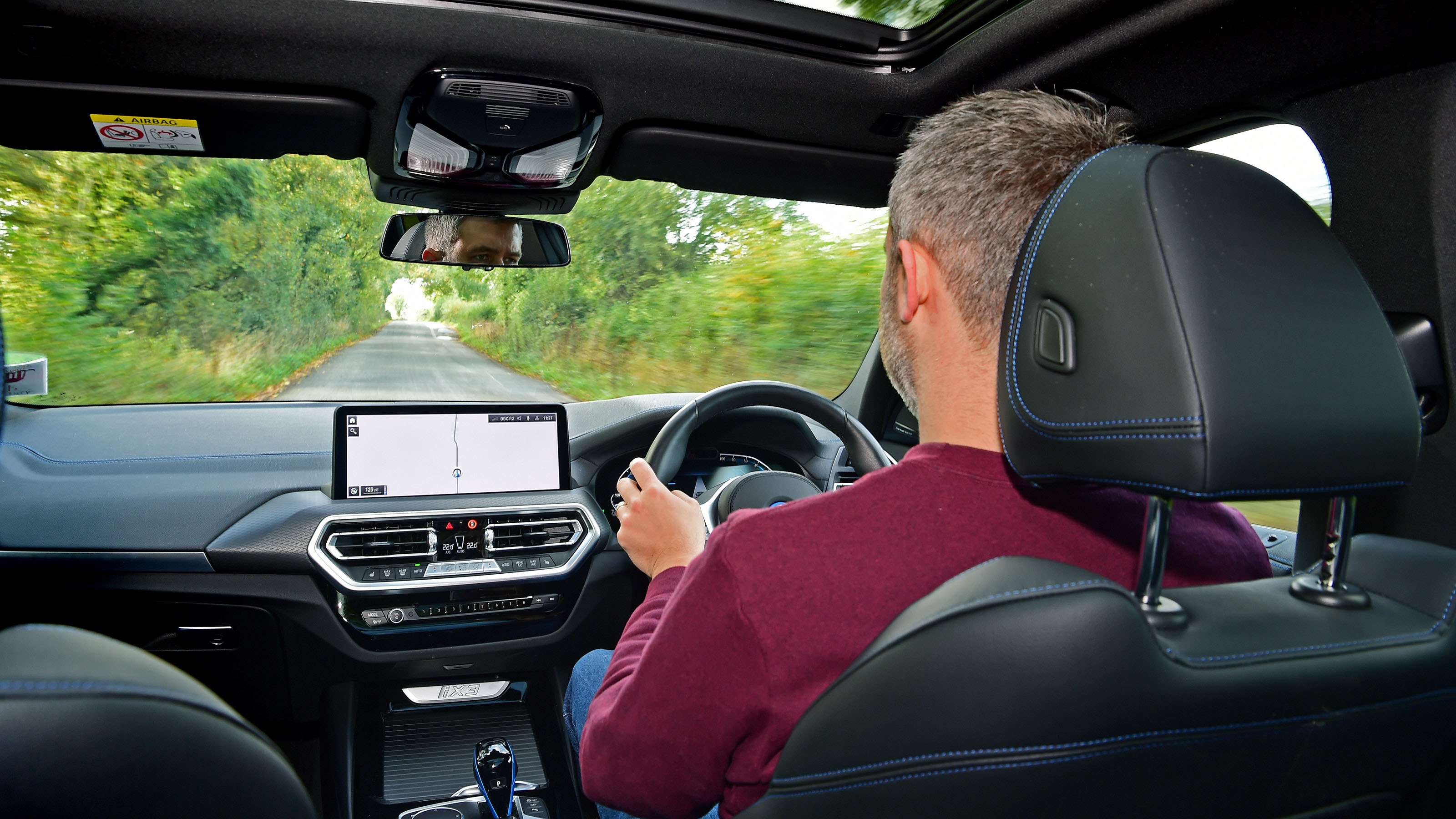 BMW iX3 - driving