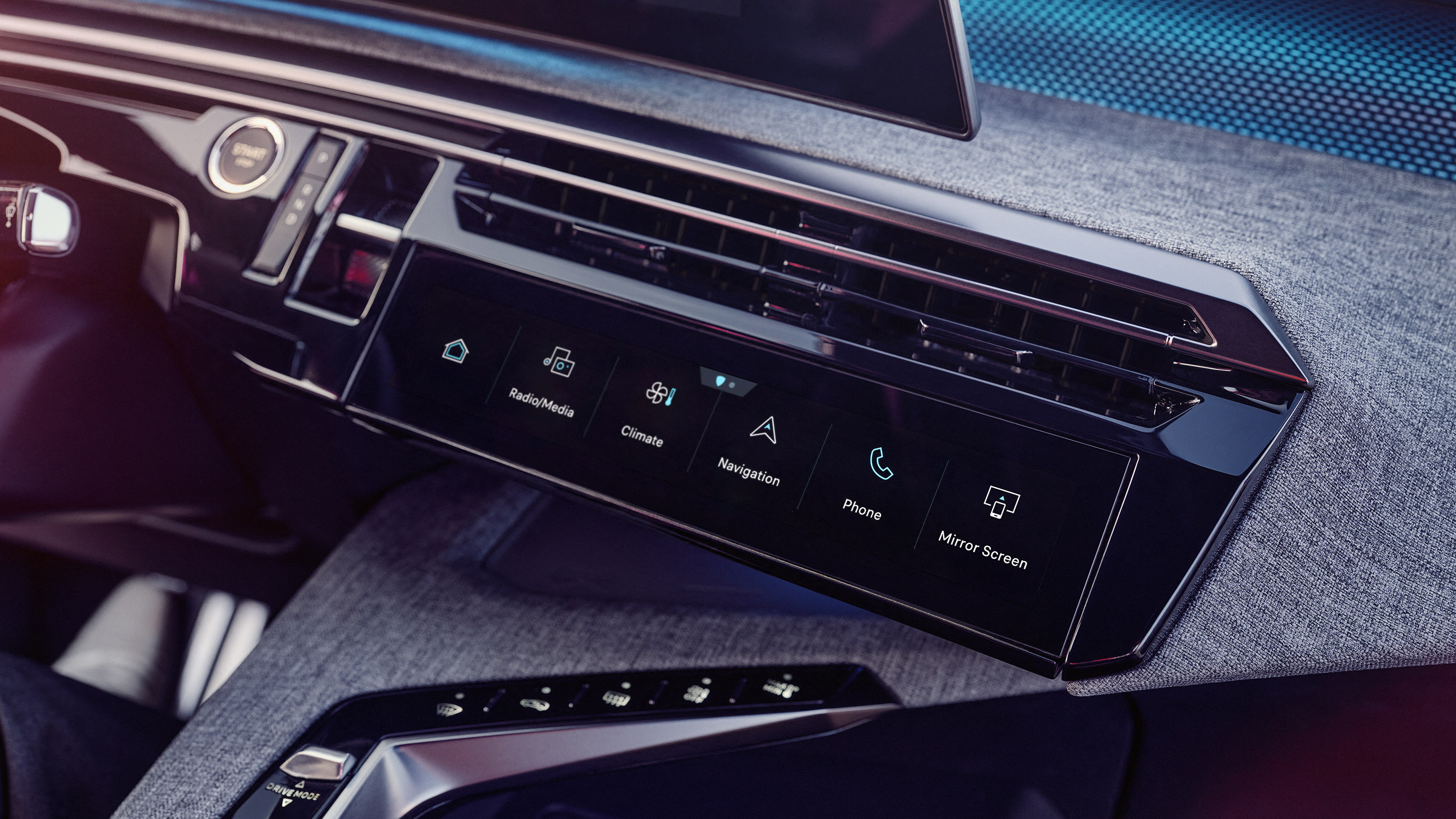 Peugeot e-3008 - touchscreen