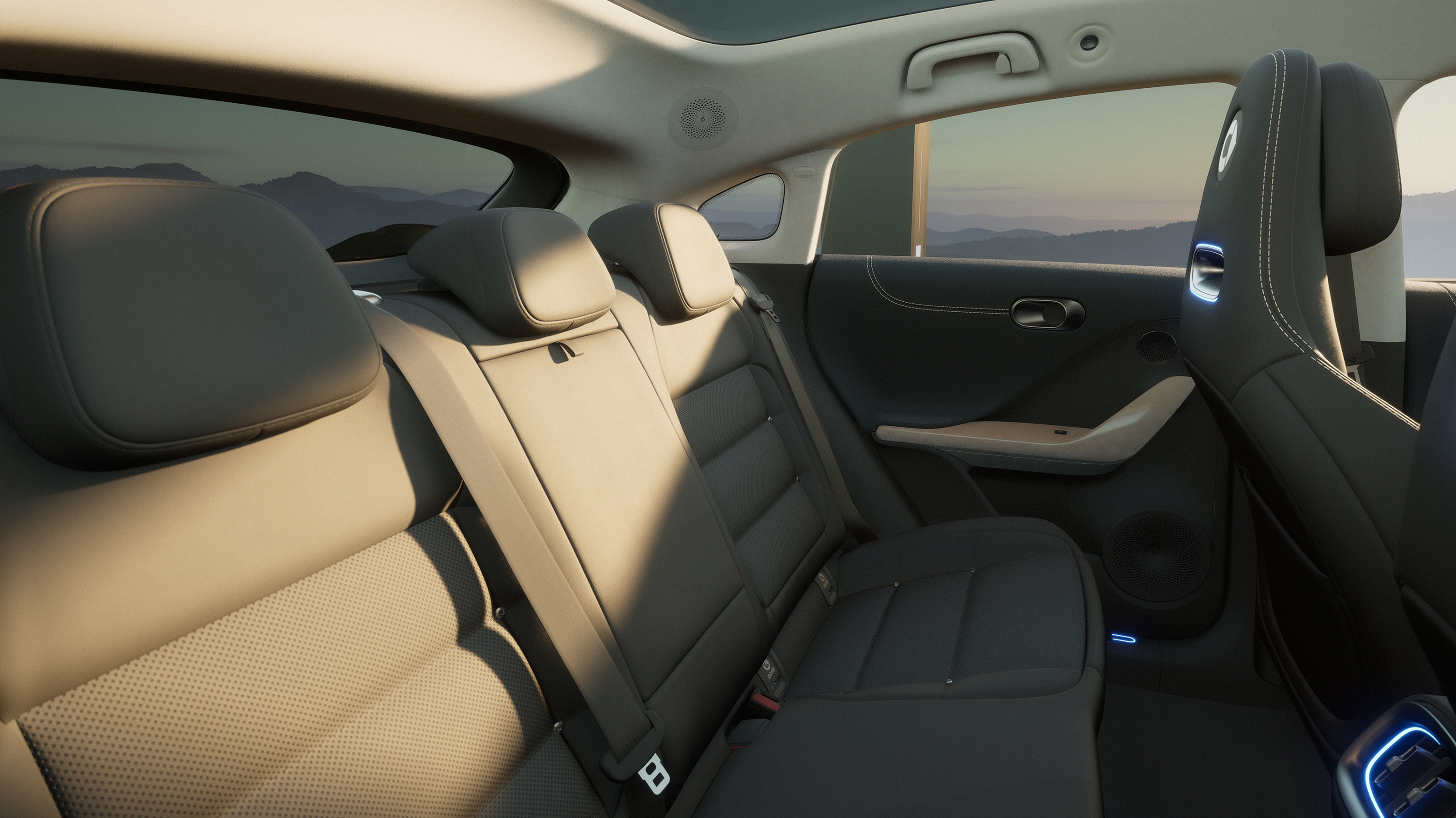 Smart #3 - rear seats