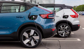 Volvos charging