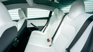 Tesla Model 3 - rear seats