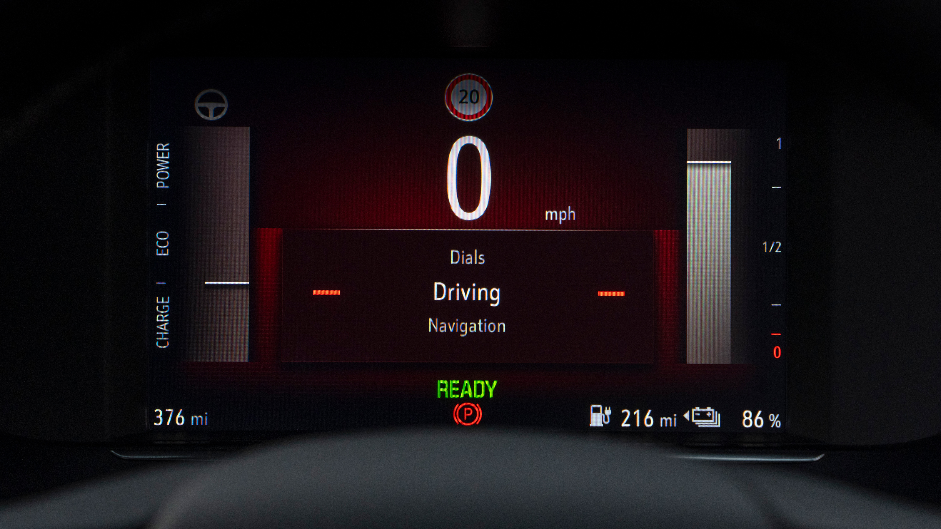 Vauxhall Corsa Electric - dials