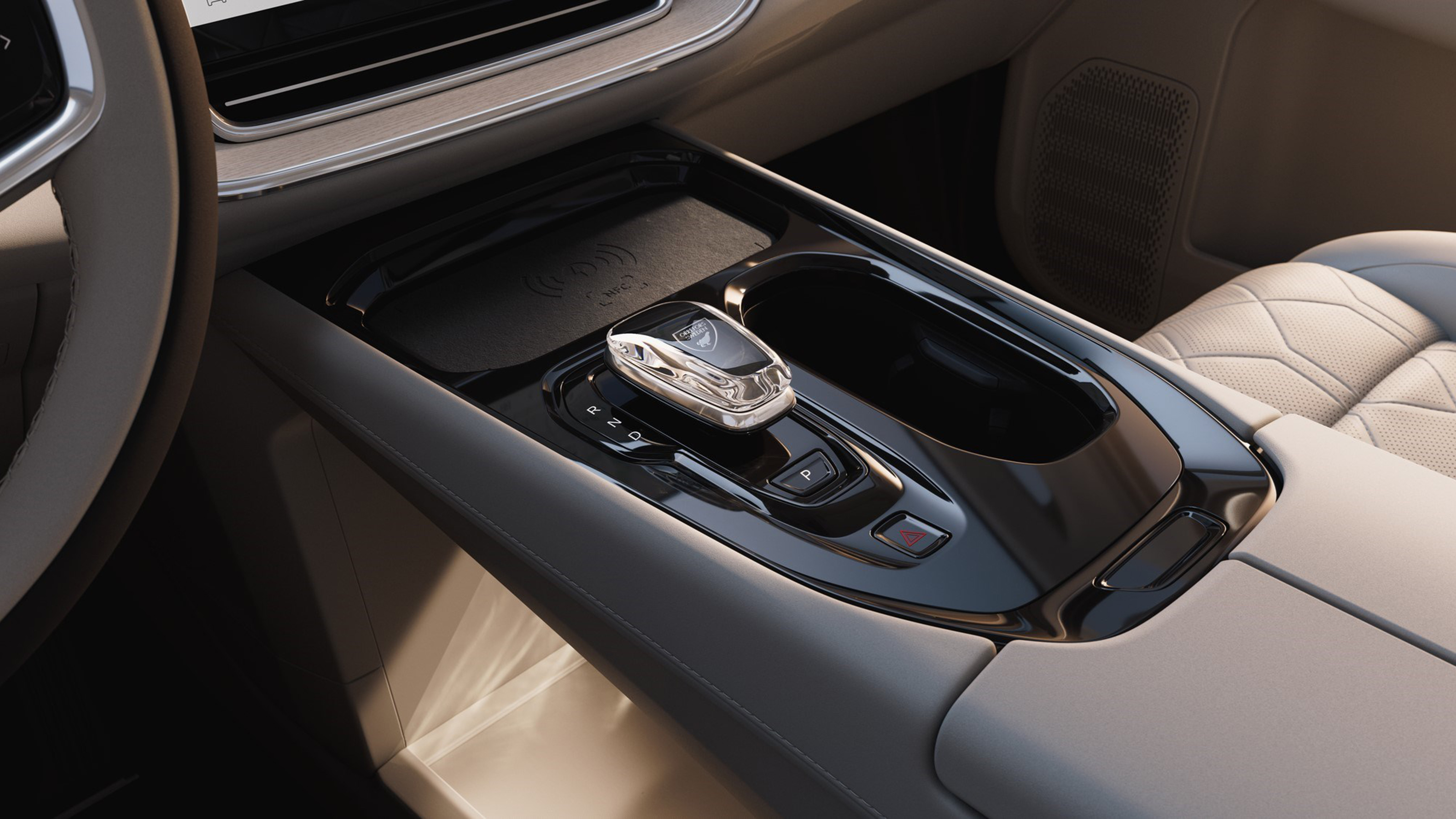 Volvo EM90 reveal - gear selector