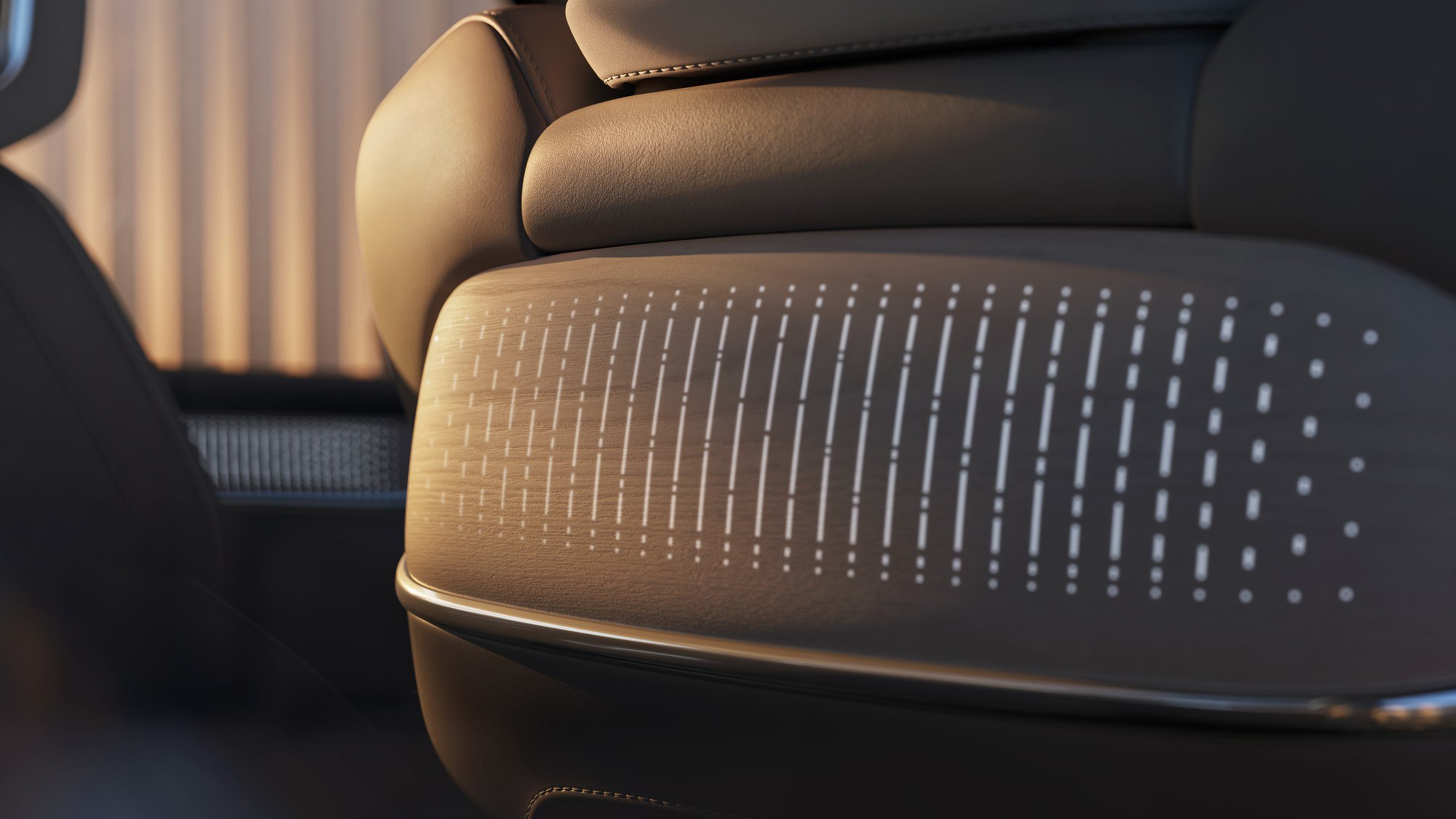 Volvo EM90 reveal - ambient lighting