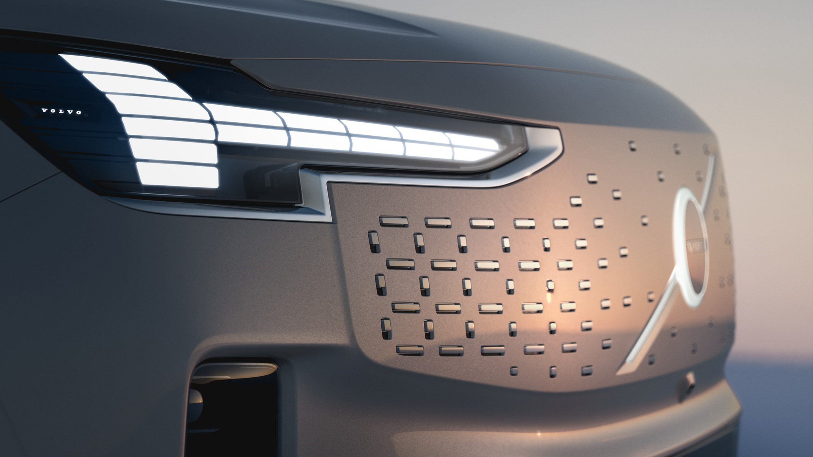 Volvo EM90 reveal - grille