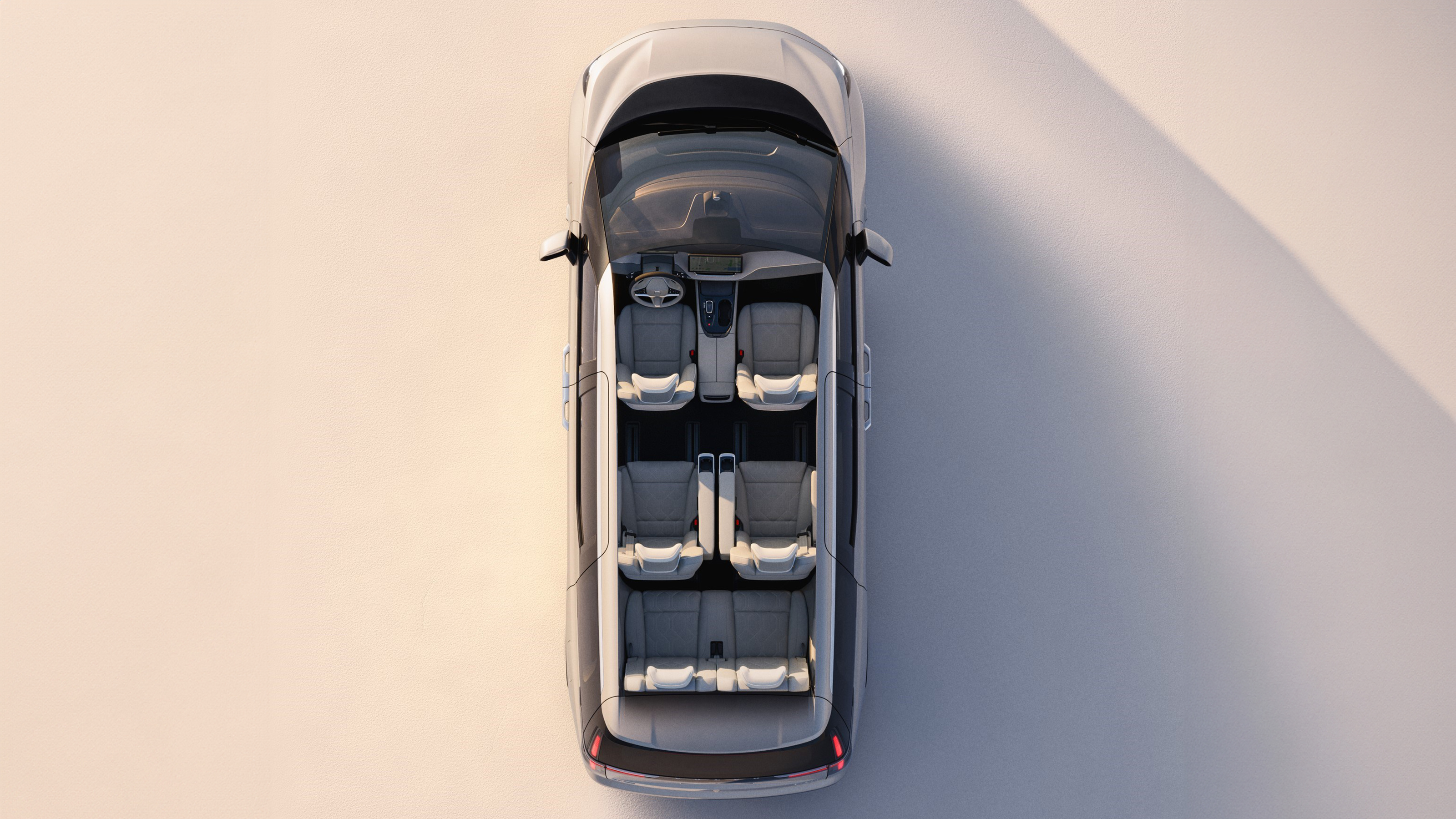 Volvo EM90 reveal - layout