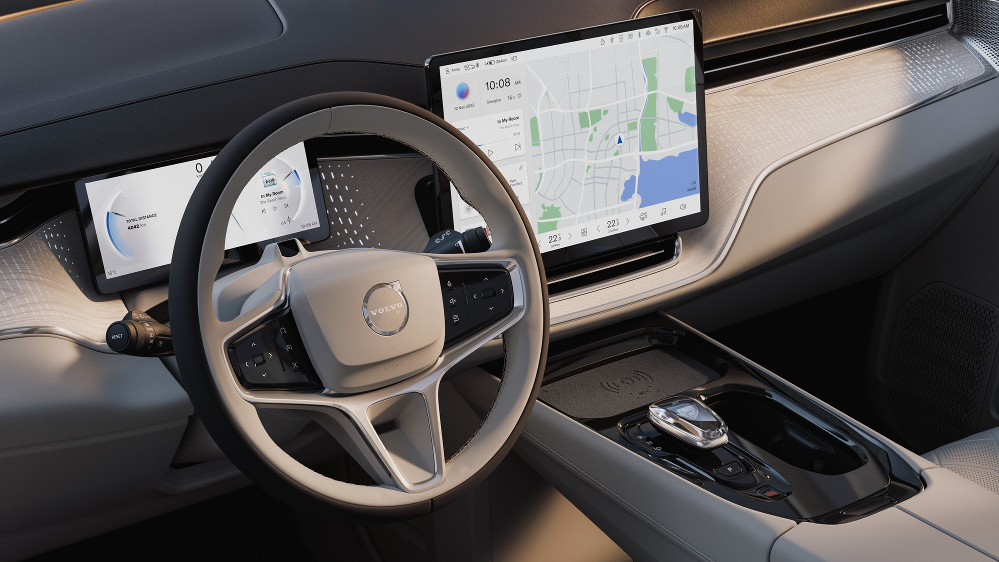 Volvo EM90 reveal - dashboard