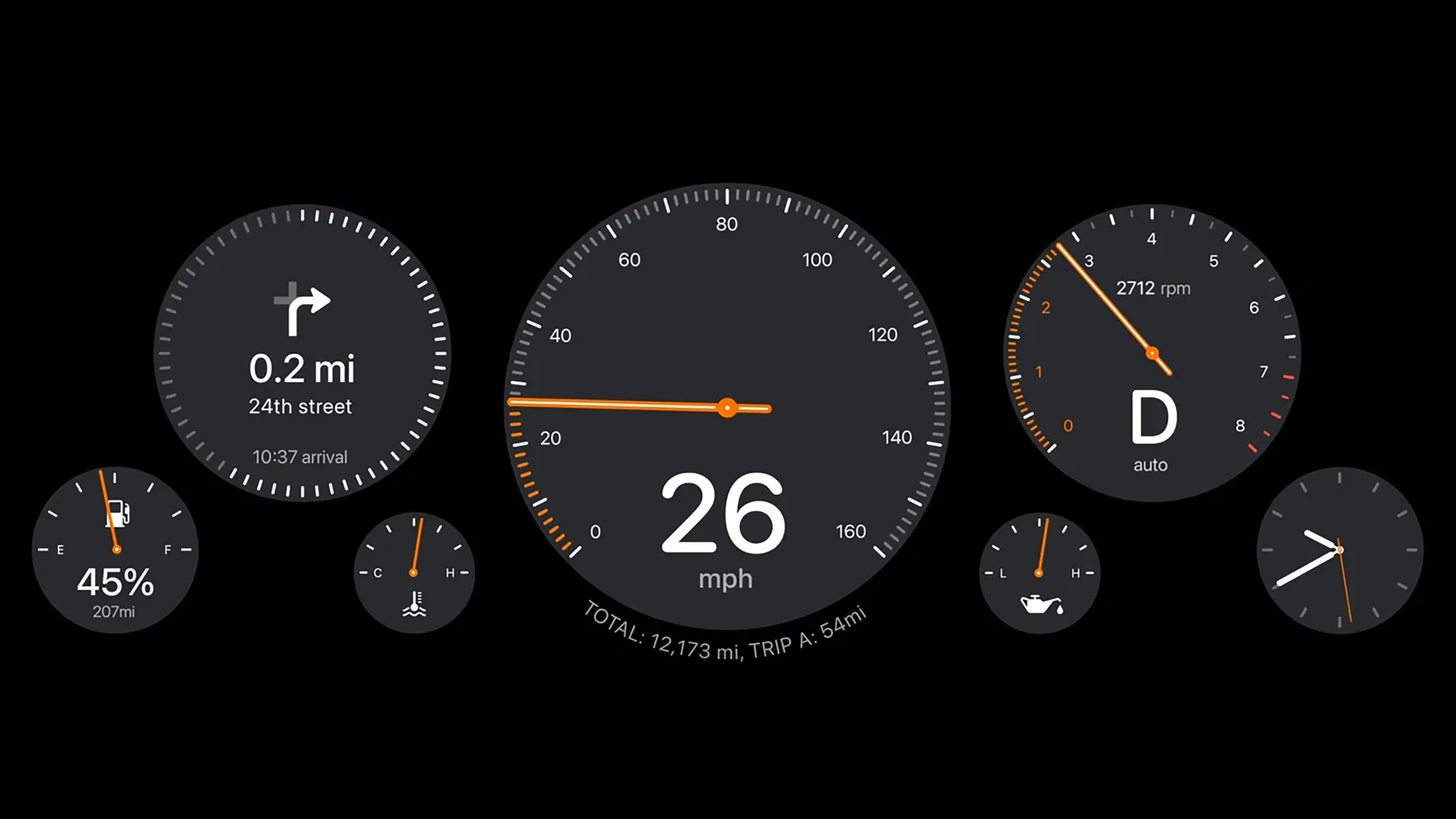 Apple CarPlay - dials
