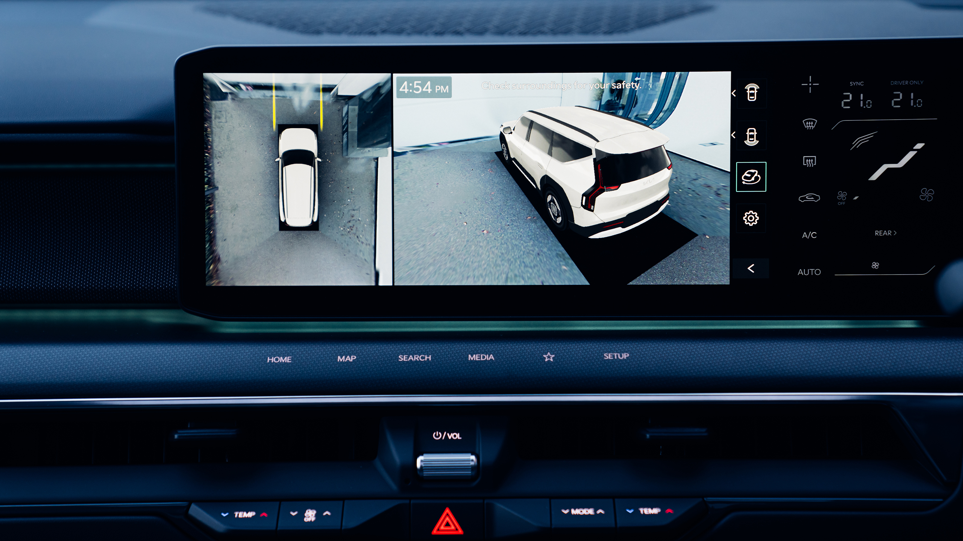Kia EV9 - reversing camera
