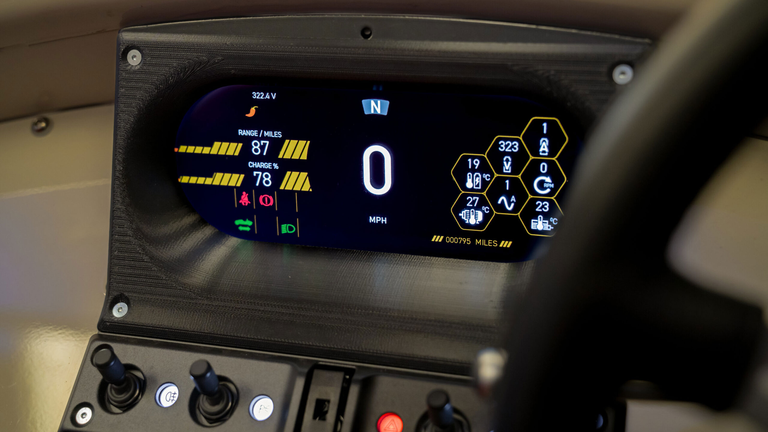 Morgan XP-1 - screen