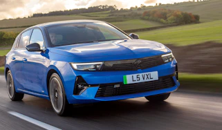 Vauxhall Astra Electric - tracking front