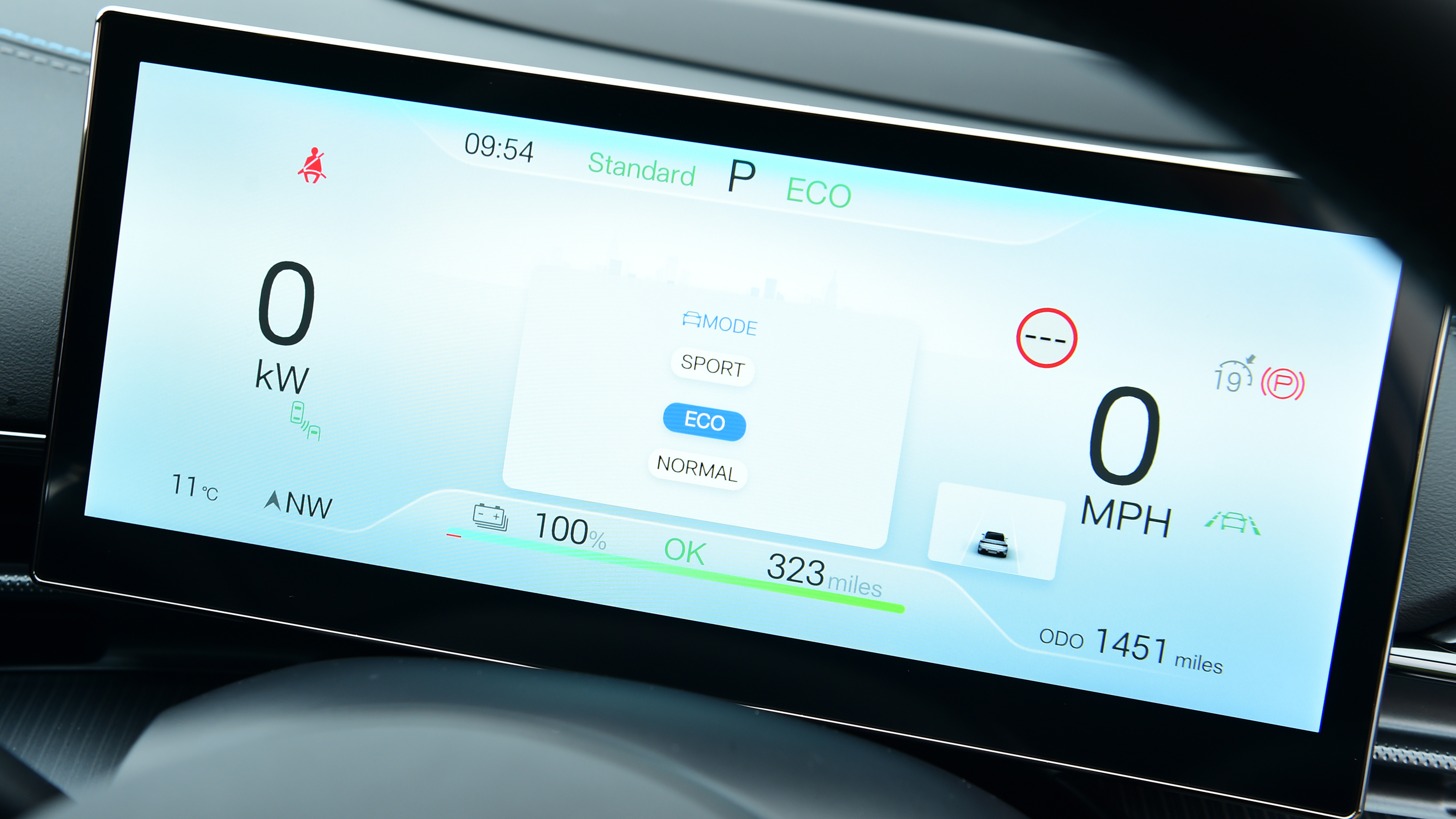 BYD Seal - dials