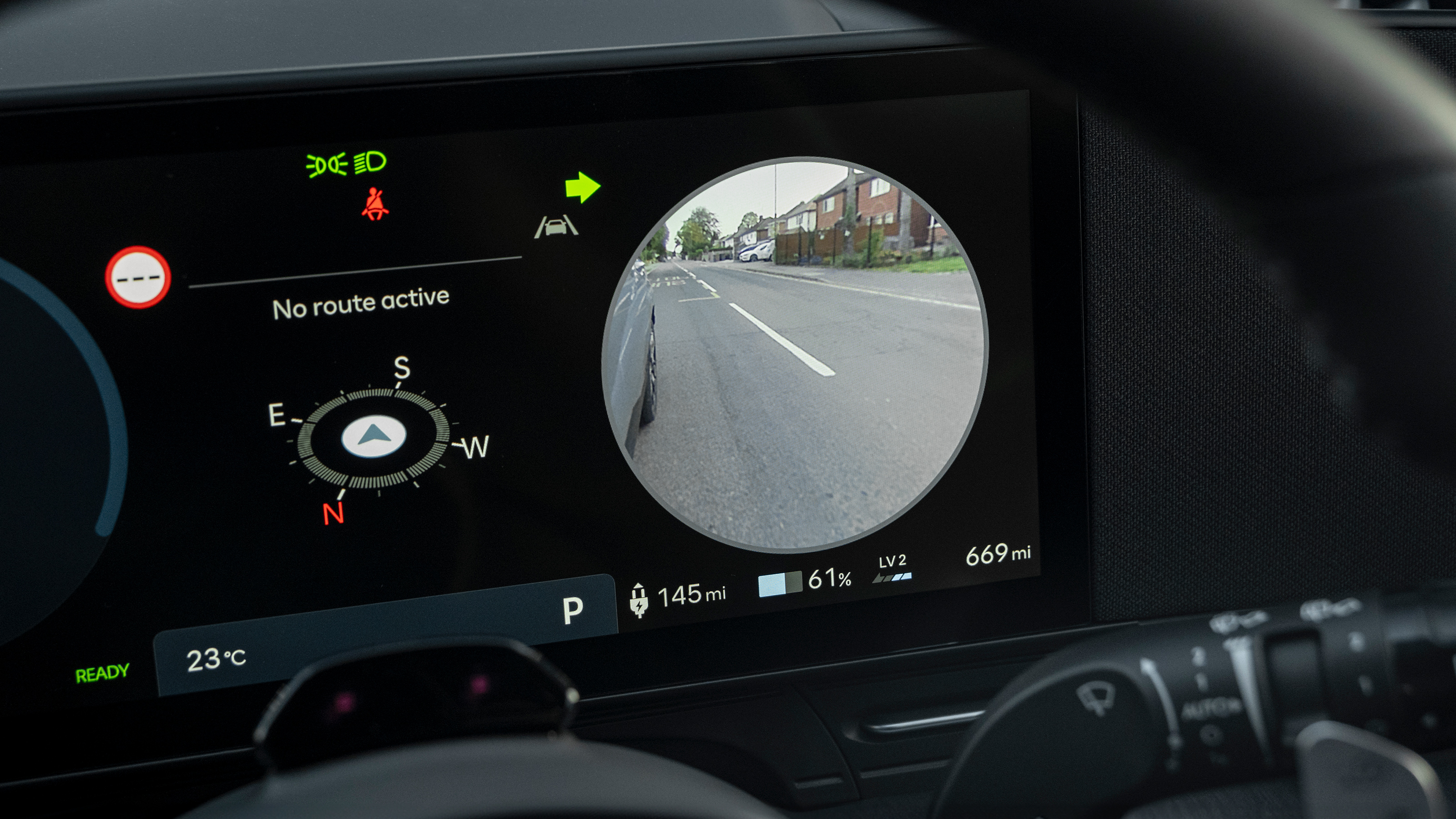 Hyundai Kona Electric - blind spot