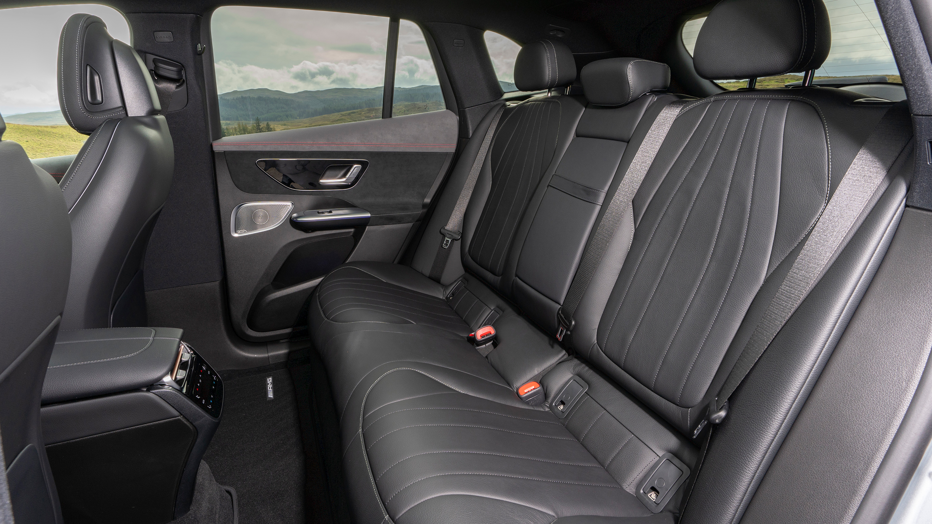 Mercedes EQE SUV - rear seats