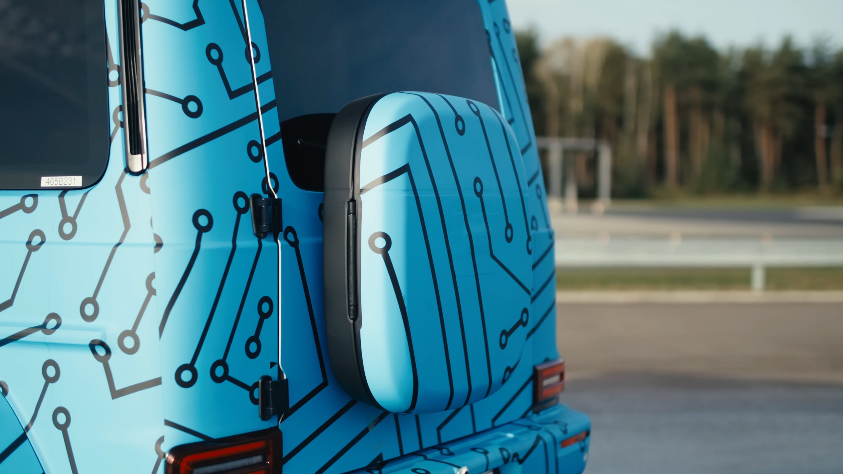 Mercedes EQG - tyre