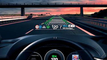 Porsche Macan - head-up display