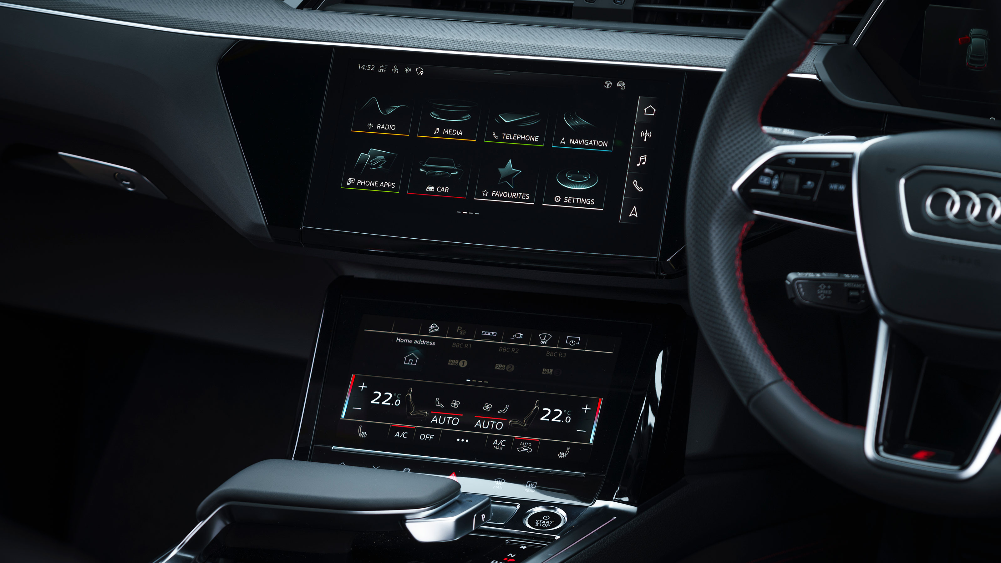 Audi Q8 Sportback e-tron - infotainment
