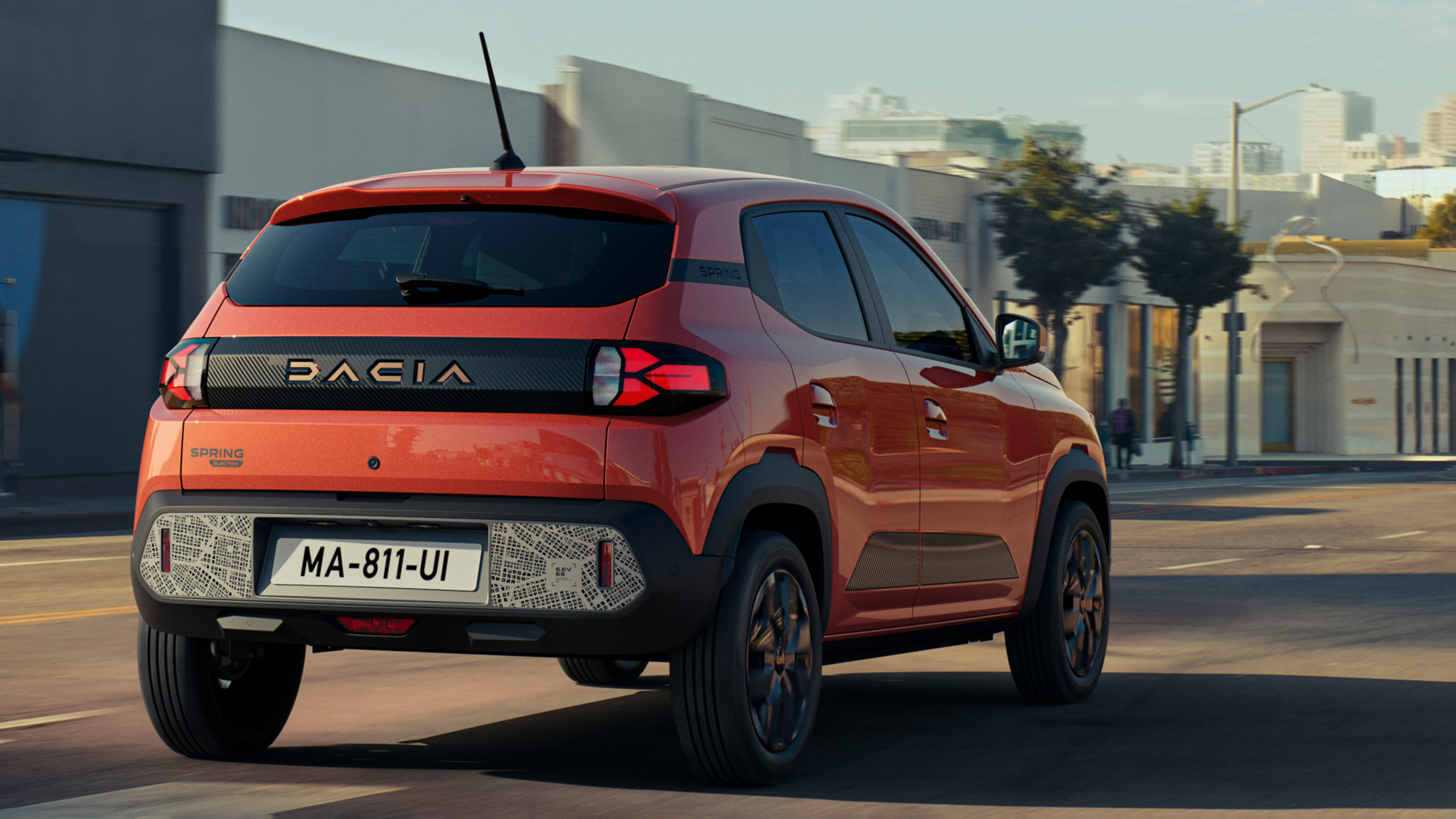 Dacia Spring reveal - rear