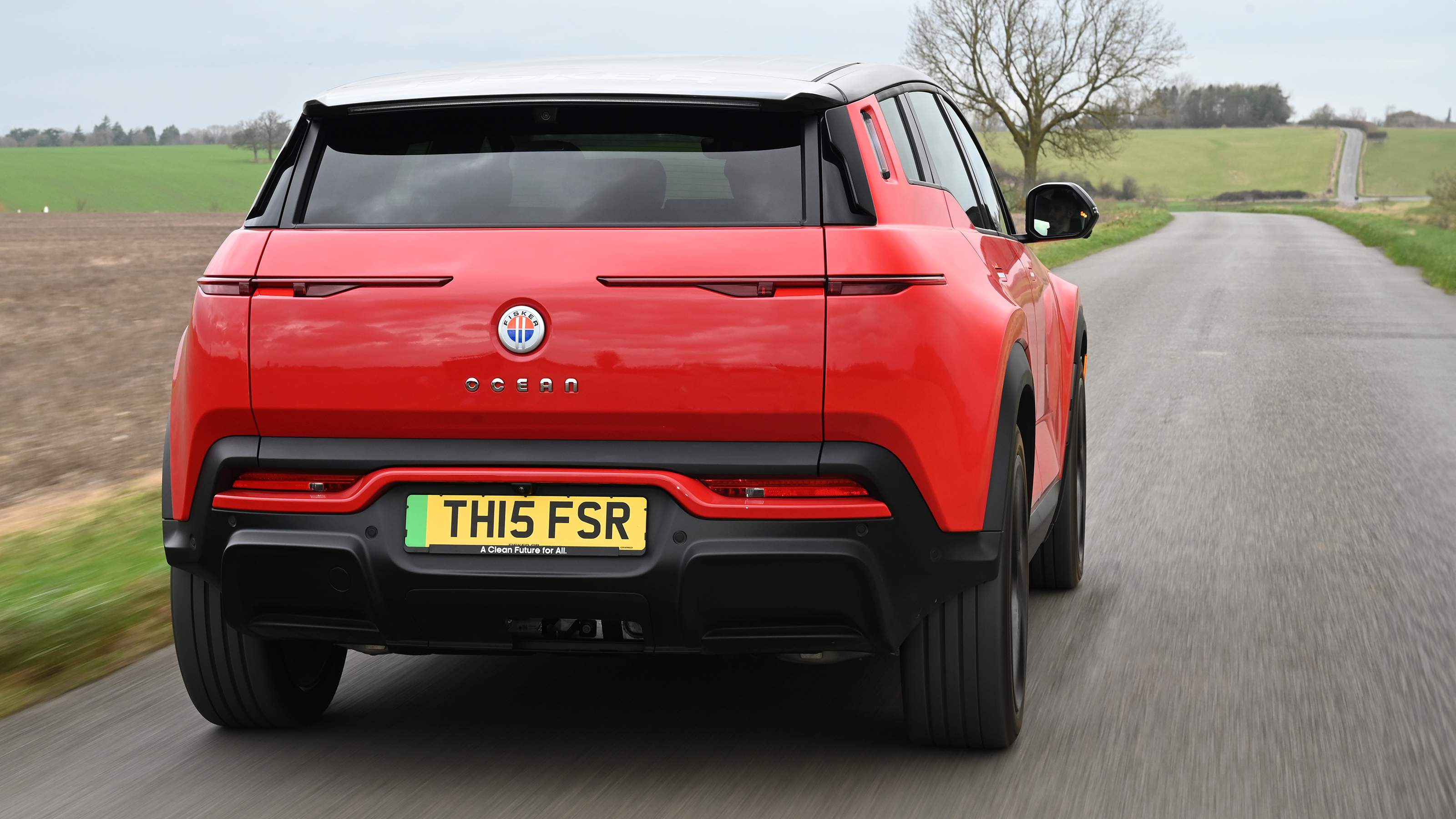 Fisker Ocean - rear tracking