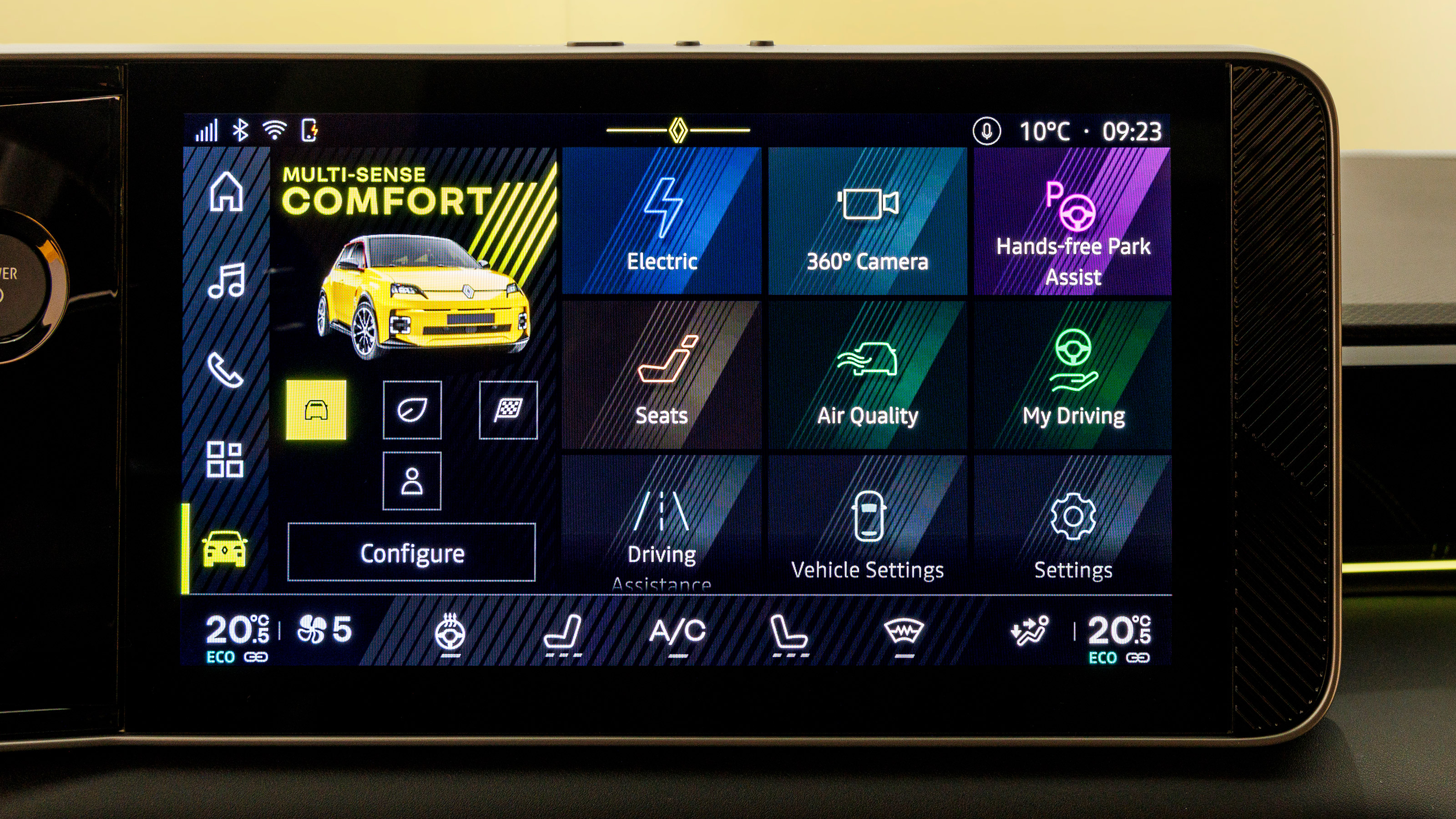 Renault 5 - touchscreen