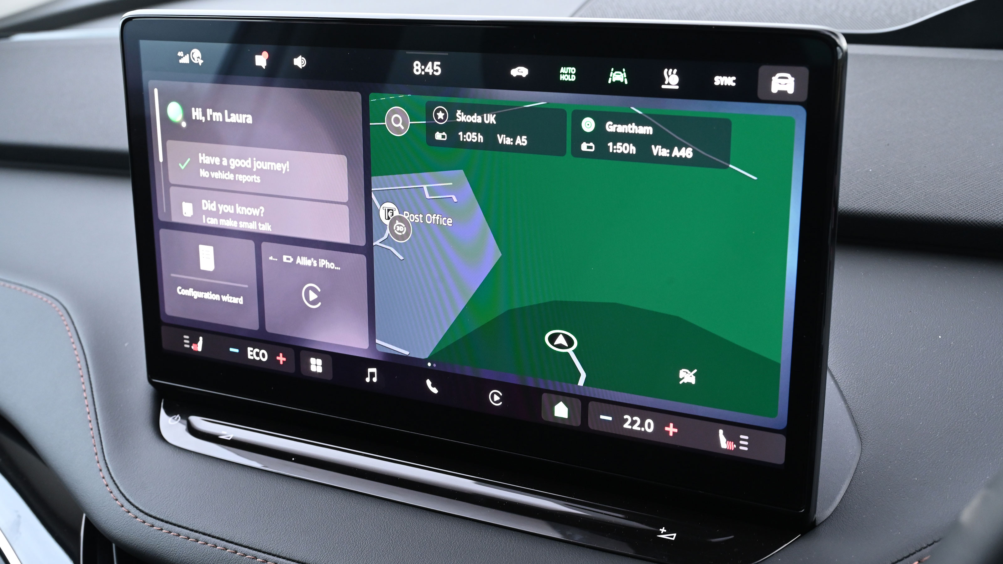 Skoda Enyaq Coupe - touchscreen