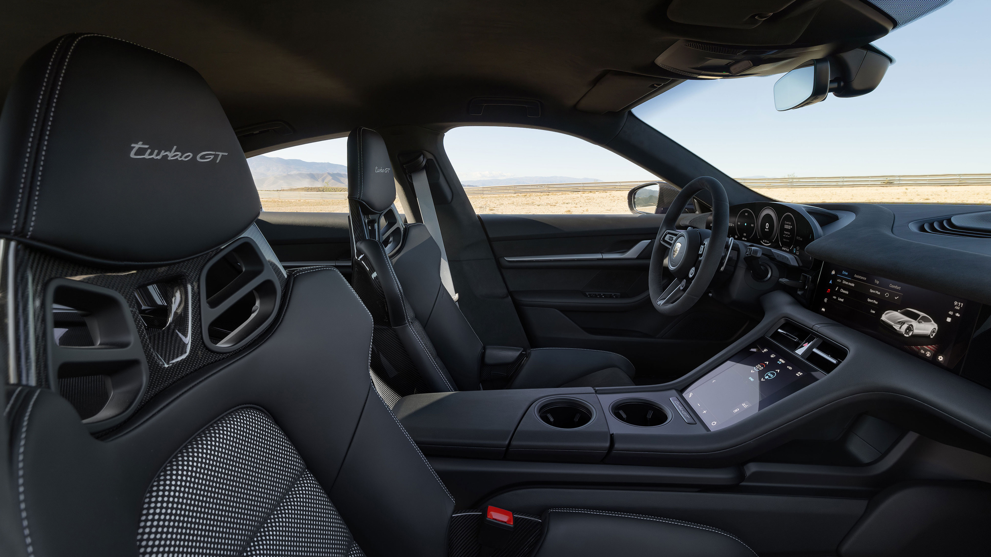 Porsche Taycan Turbo GT - seats