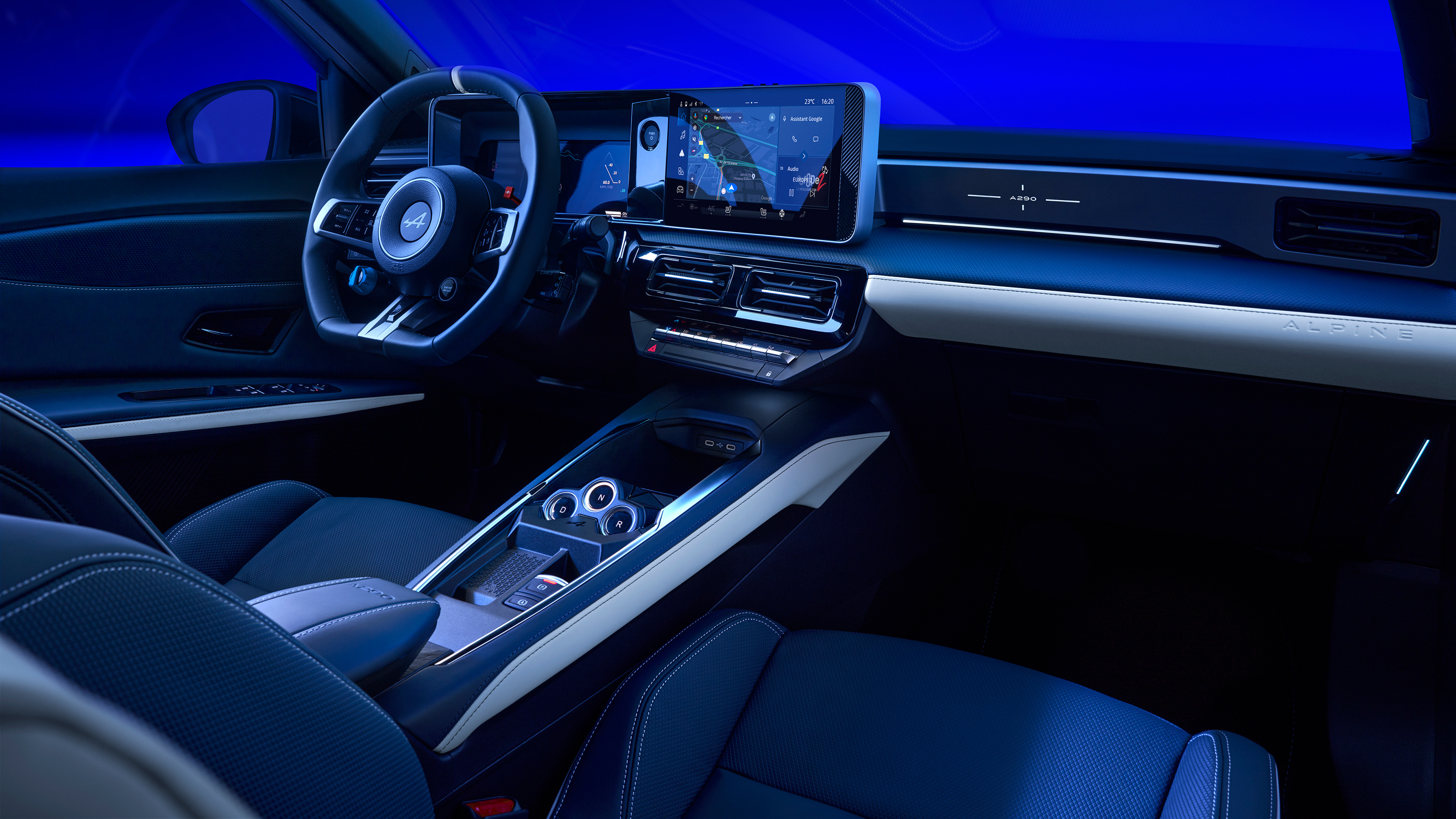 Alpine A290 - dashboard