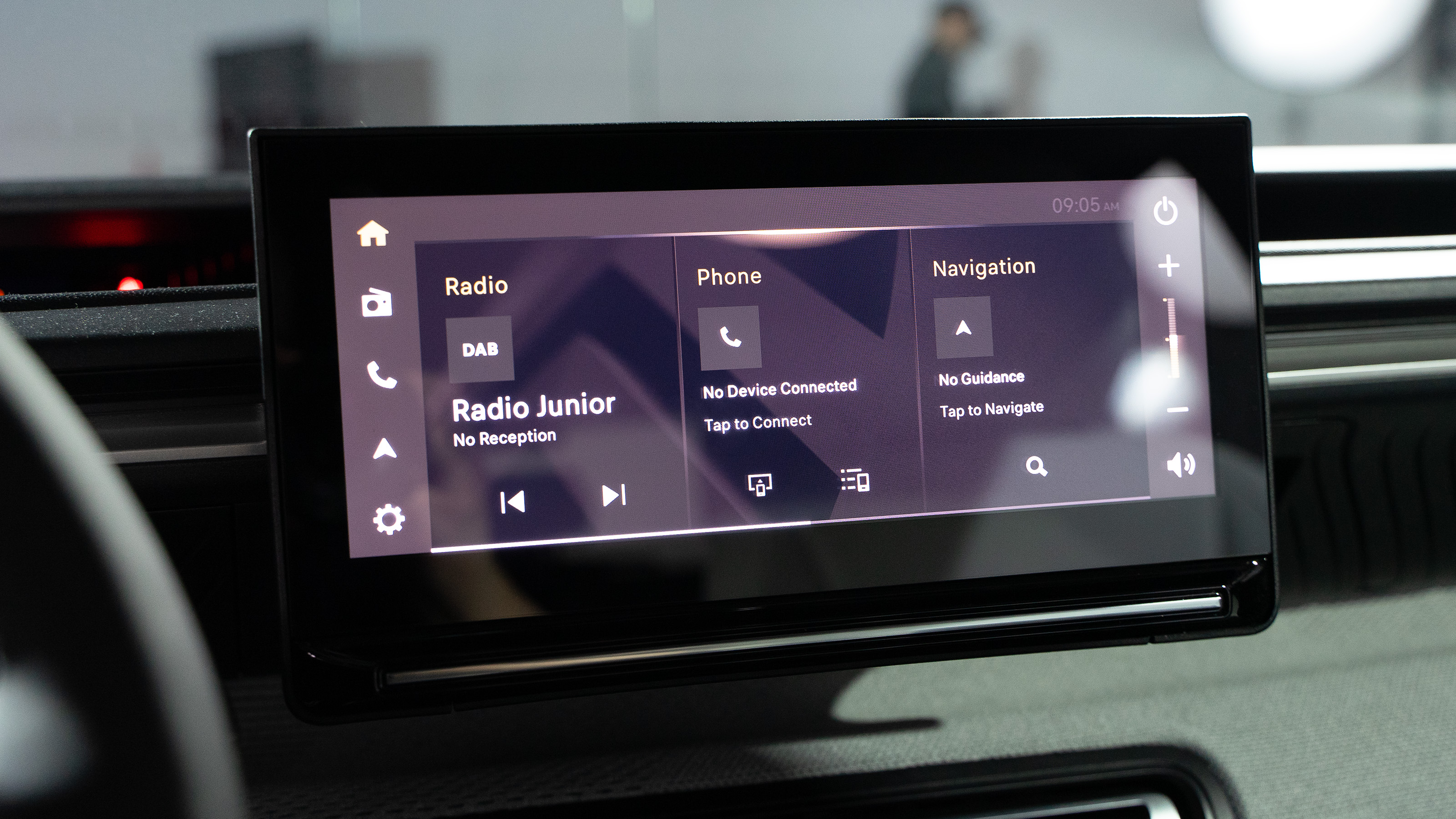 Citroen e-C3 Aircross - infotainment screen 