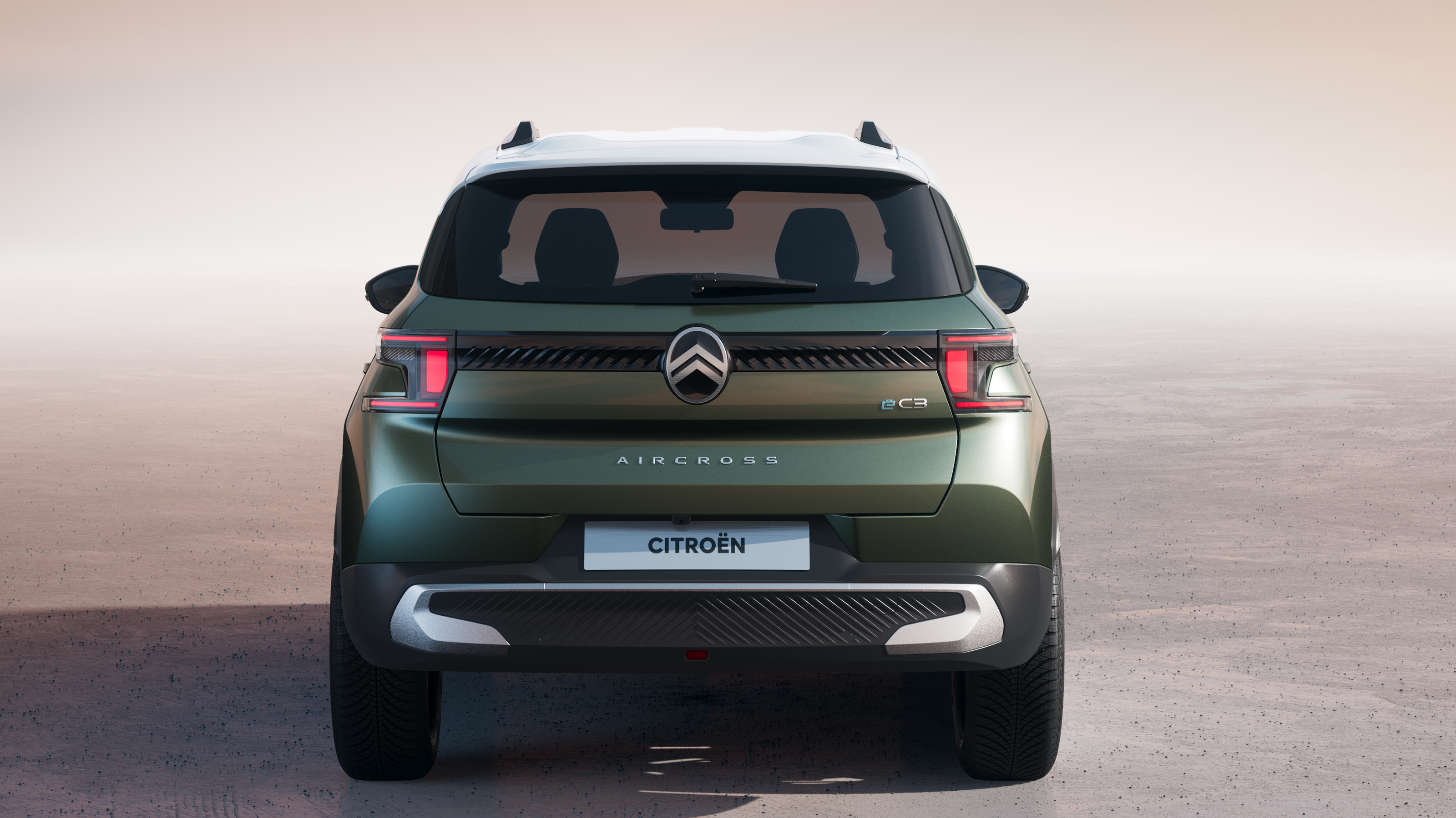 New Citroen e-C3 Aircross - full rear 