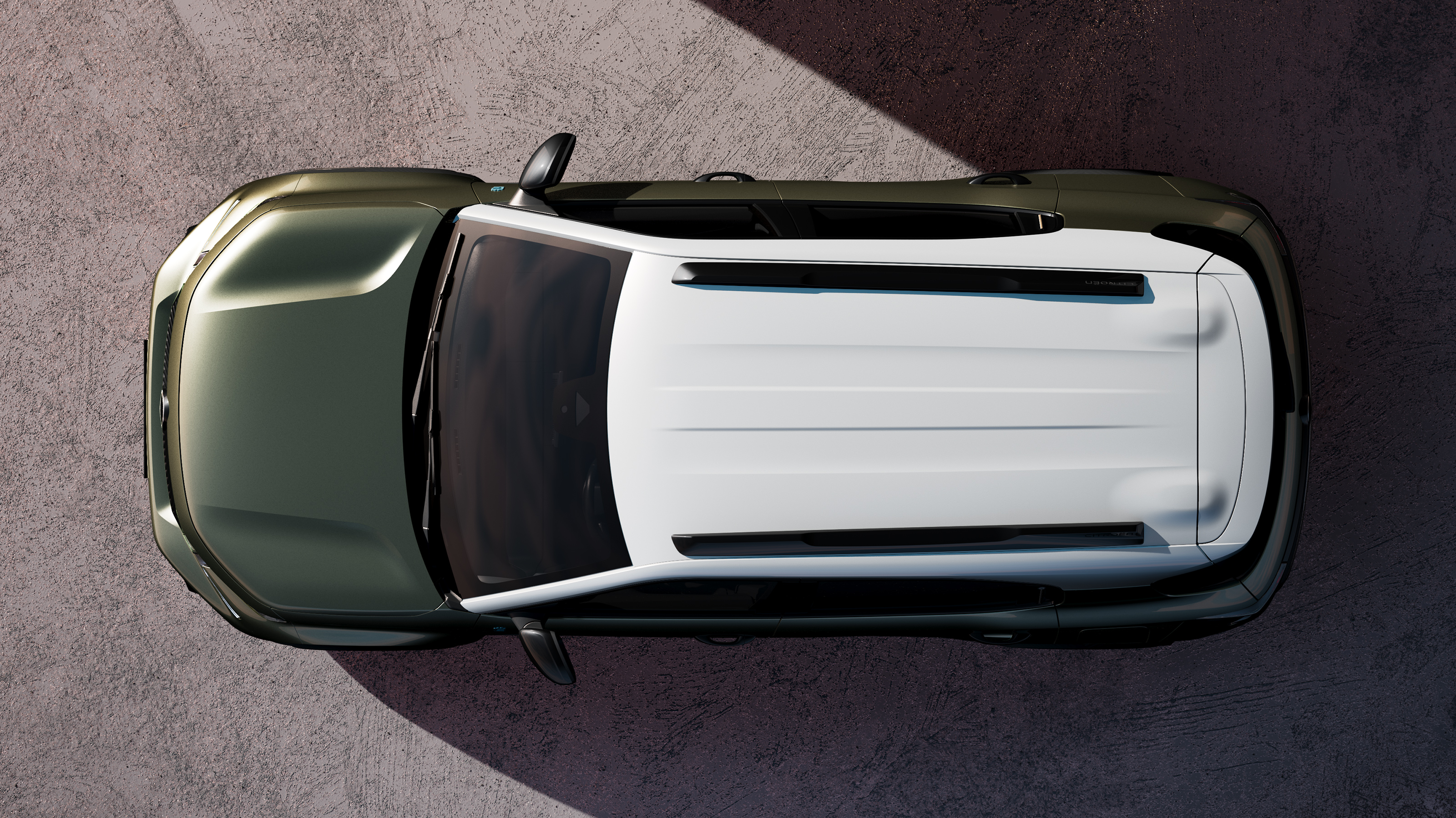 New Citroen e-C3 Aircross - top down view