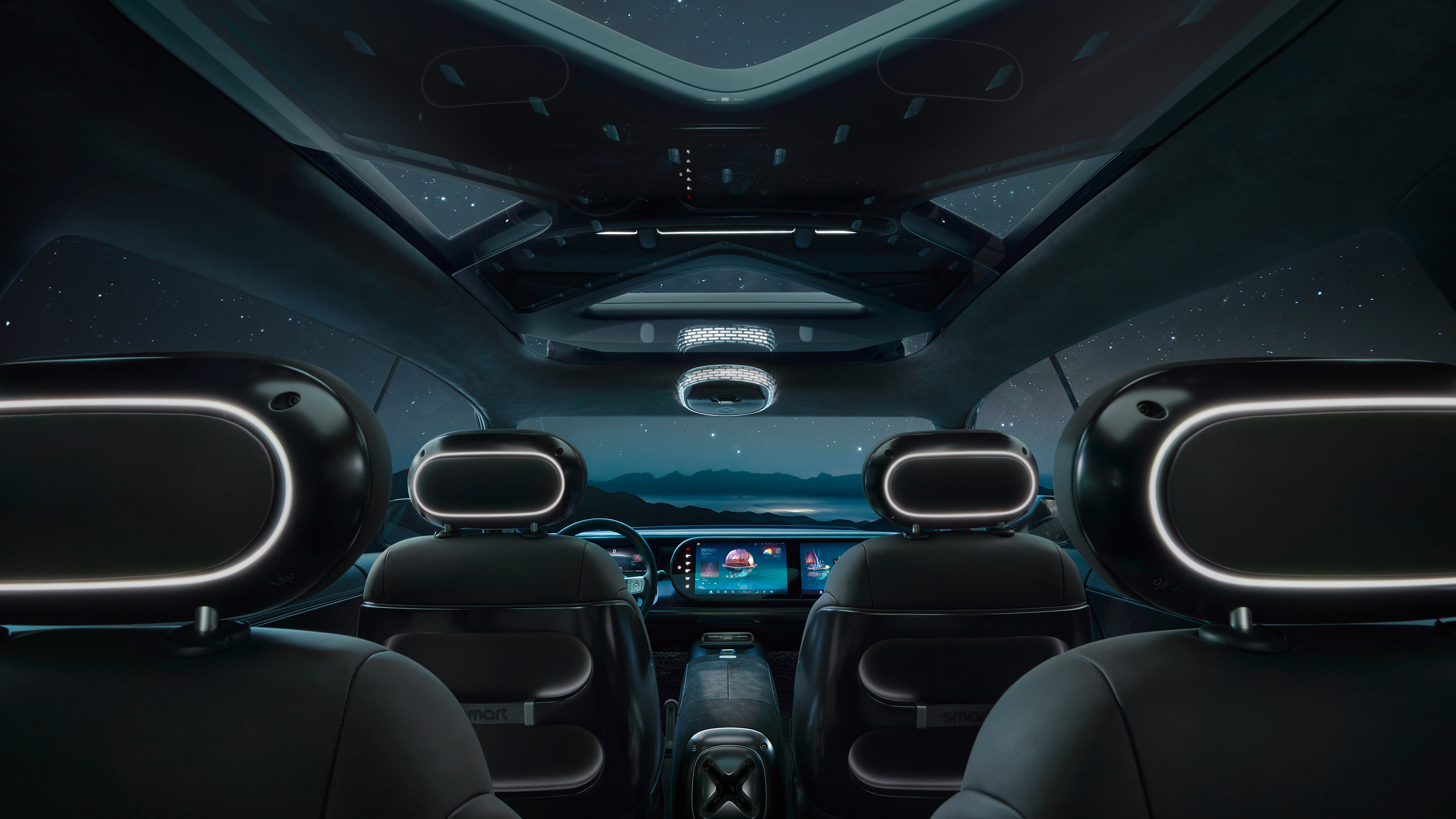 Smart 5 Concept - interior from the back 