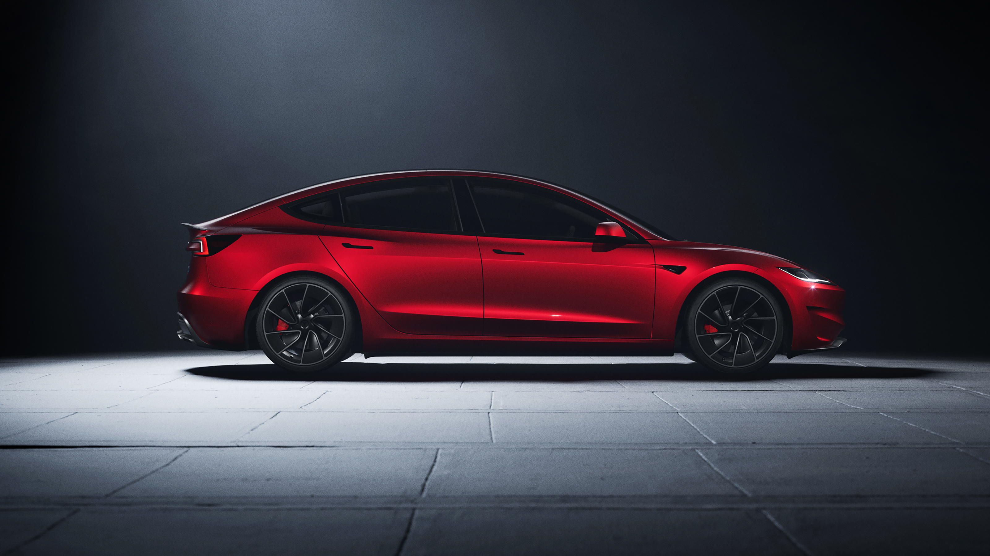Tesla Model 3 Performance - side static