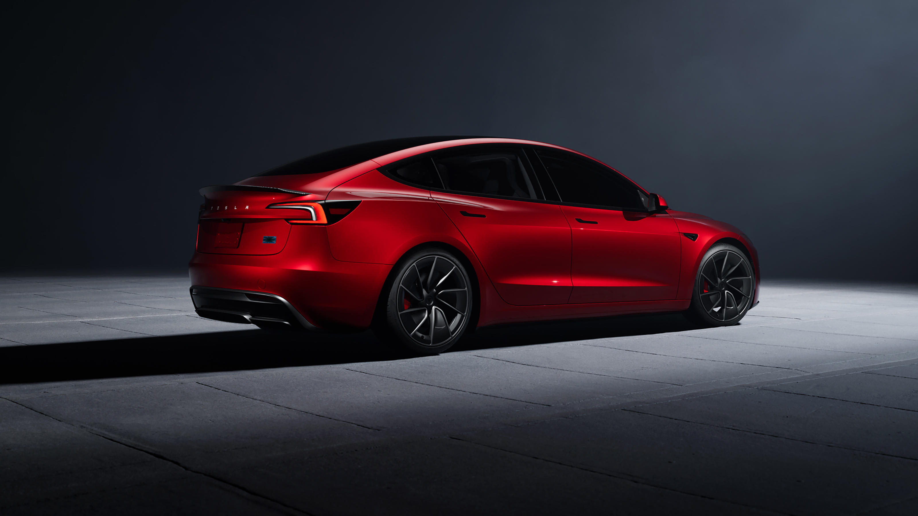 Tesla Model 3 Performance - rear 3/4 static