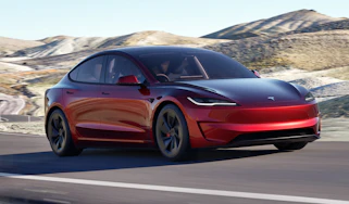 Tesla Model 3 Performance - front tracking