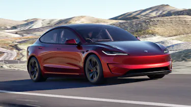 Tesla Model 3 Performance - front tracking