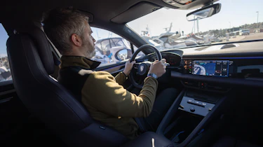 Richard Ingram driving the Porsche Macan