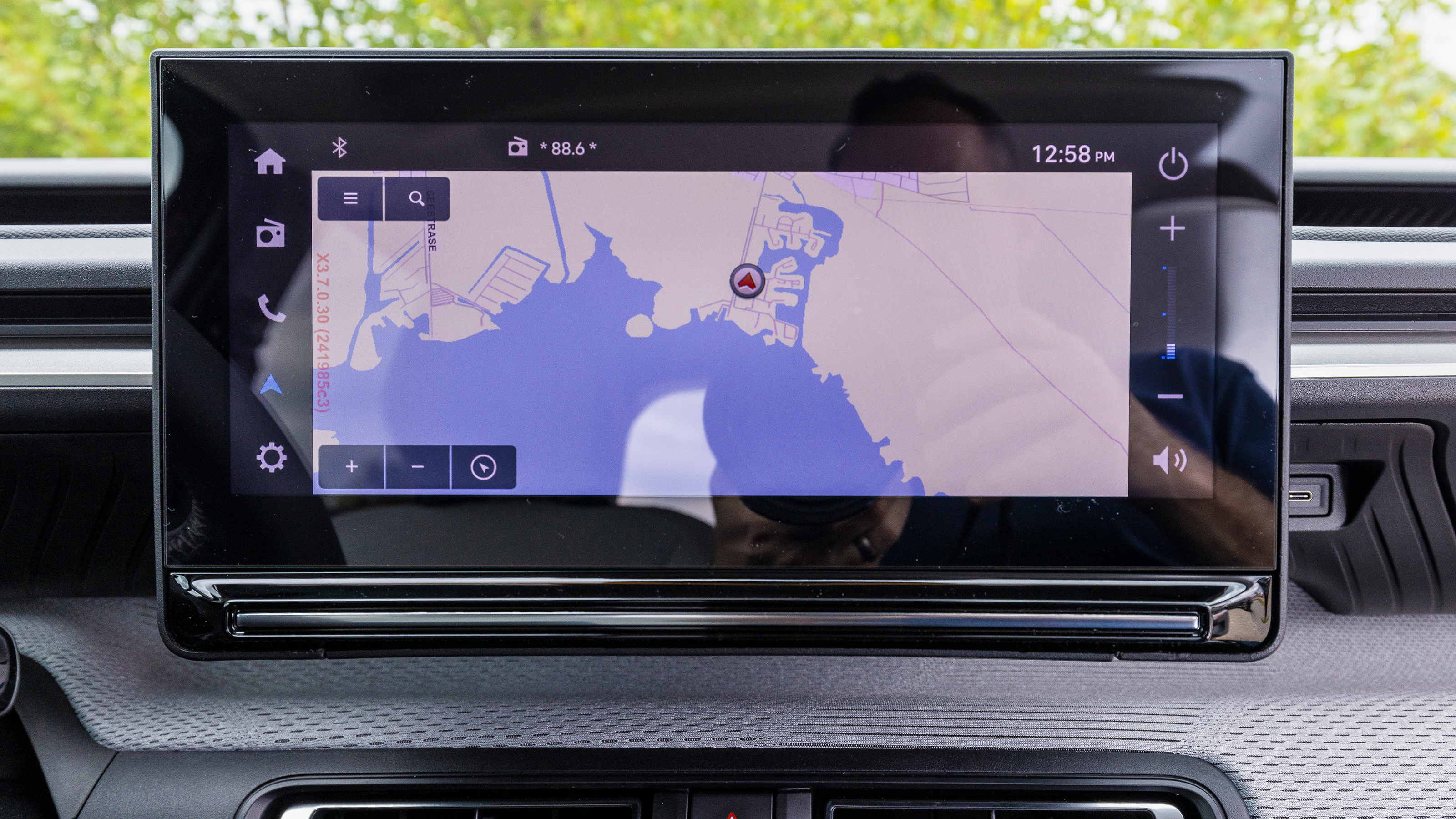 Citroen e-C3 - infotainment screen