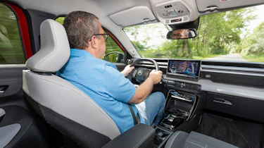 John McIlroy driving the Citroen e-C3