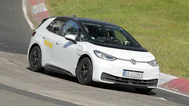 Volkswagen ID.2 testing at Nurburgring - front cornering