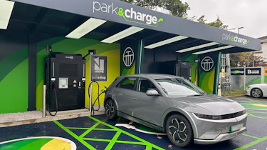 Park Garages' hyper-rapid charging station