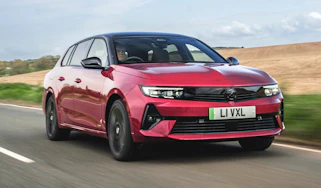 Vauxhall Astra Electric Sports Tourer - front tracking