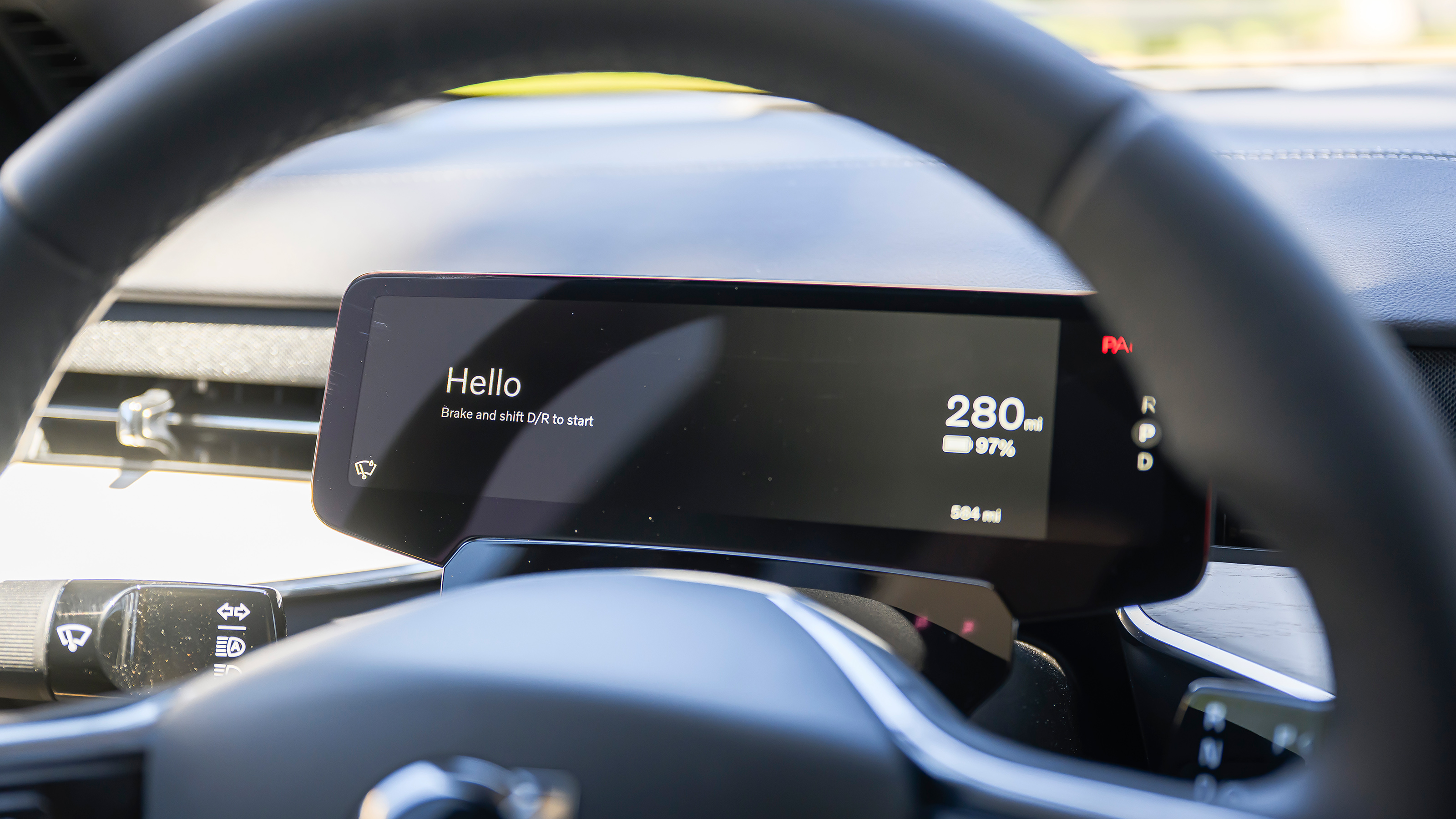 Volvo EX90 - dashboard screen